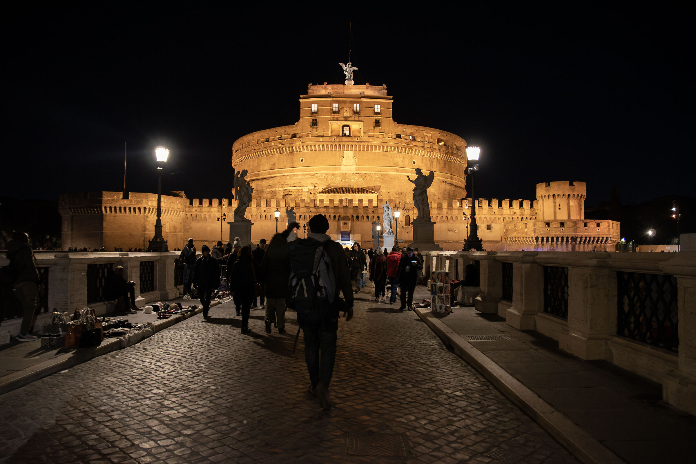 Castel Sant'Angelo in the evening