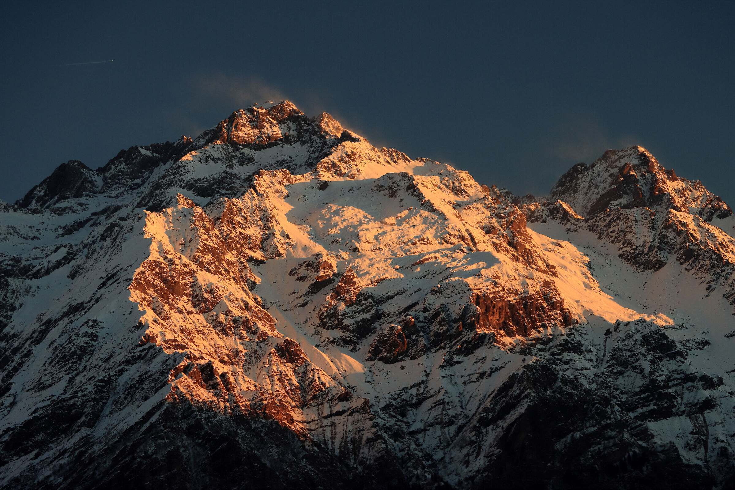 Sunrise over the Orobic giants