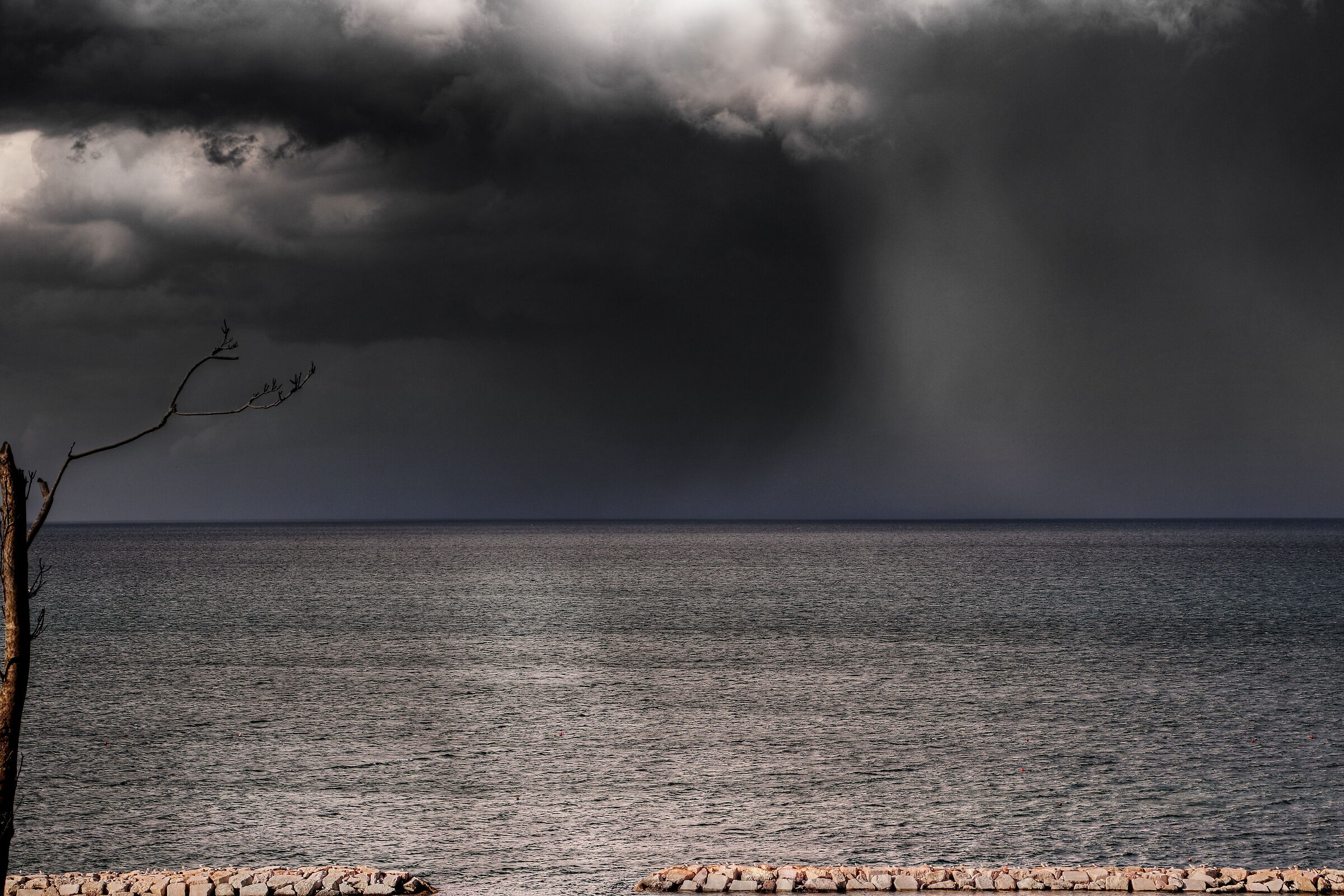 bad weather offshore...