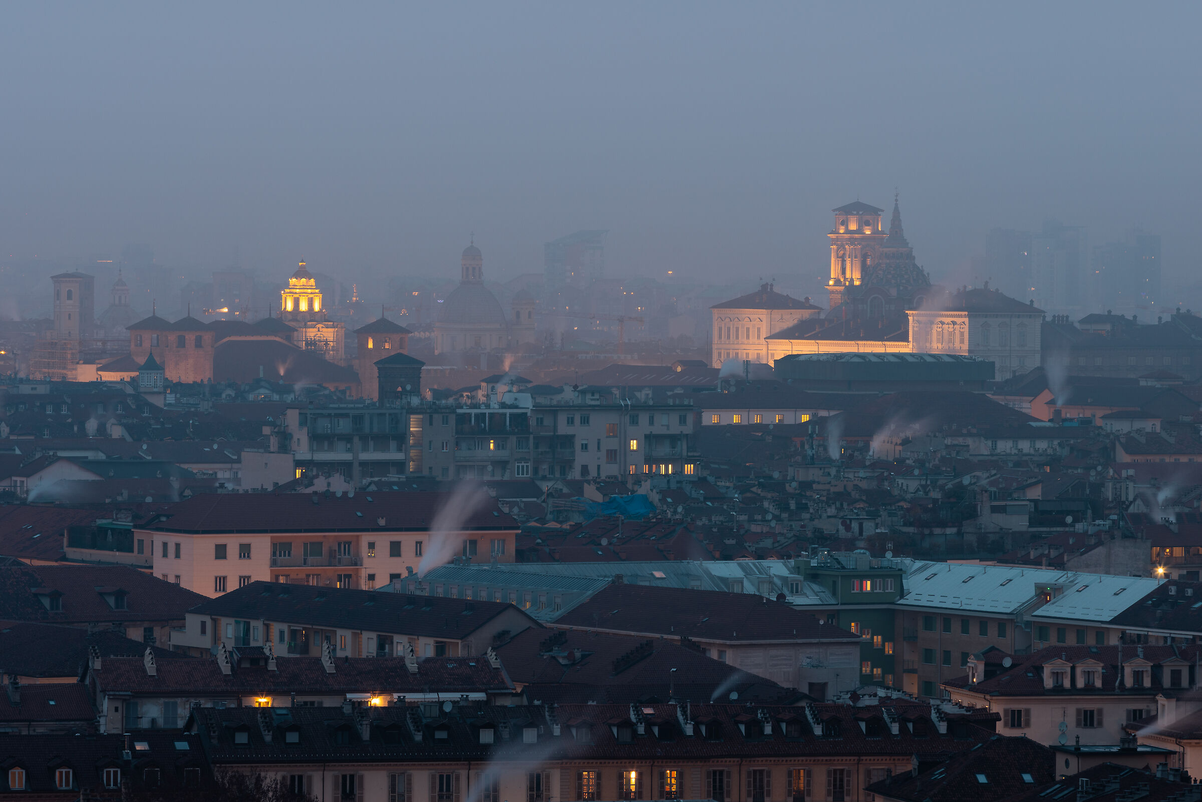 Torino e la sua nebbia