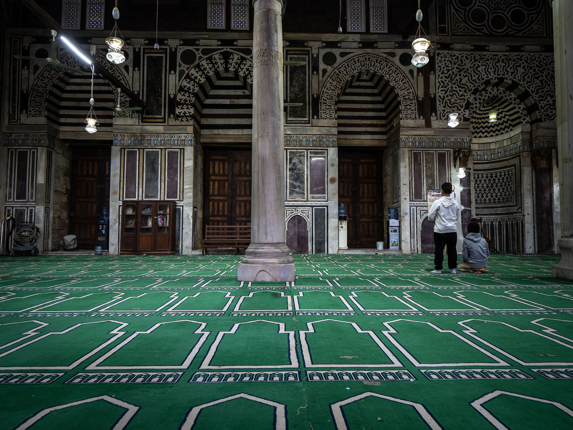 The beginning of prayer