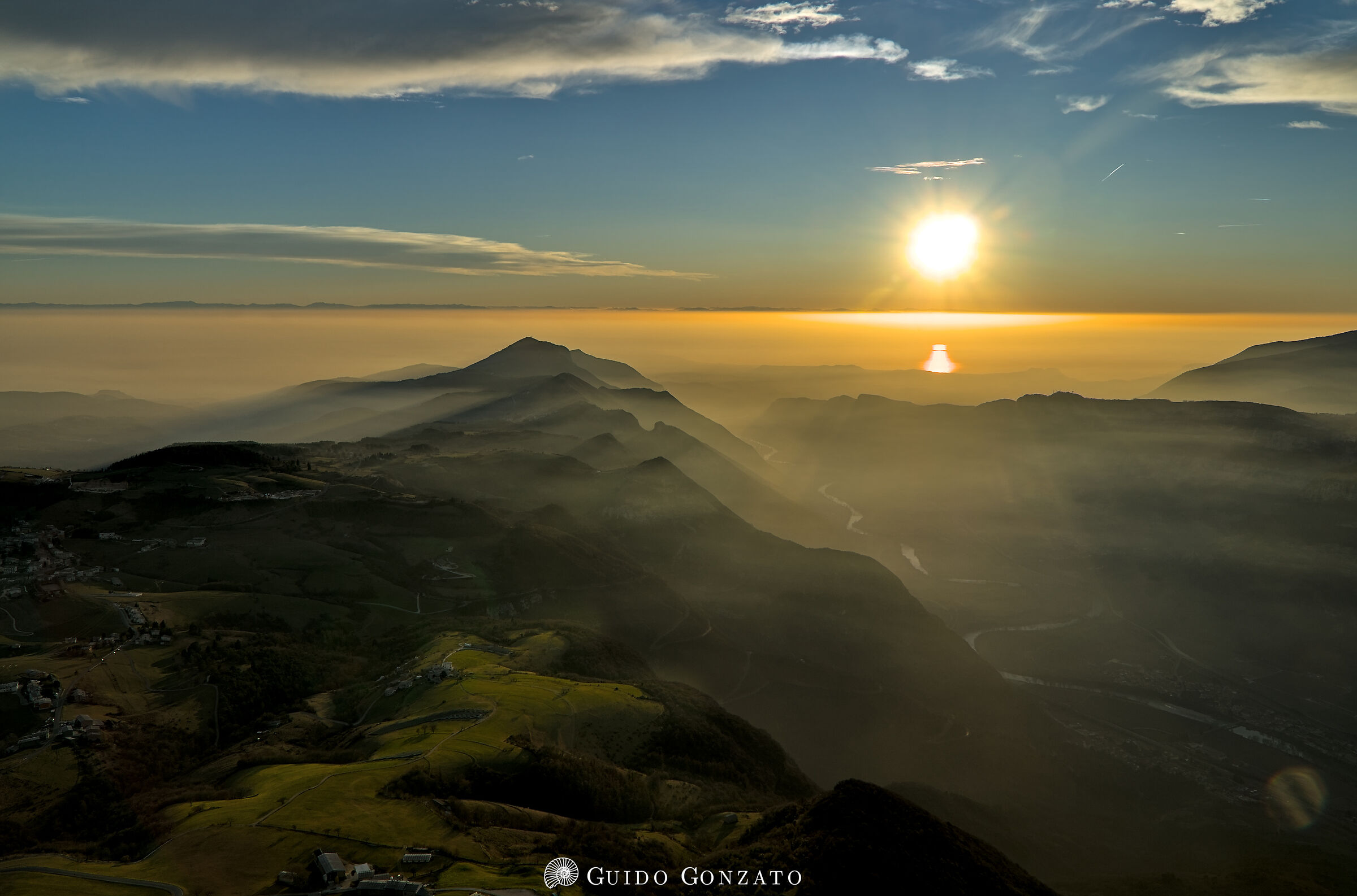Tramonto dal Corno d'Aquilio (S. Anna d'Alfaedo, VR)