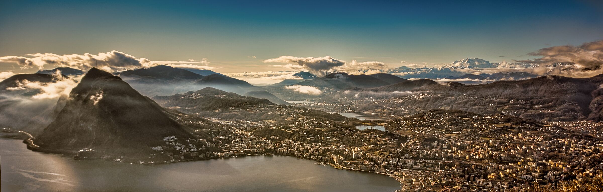 Lago di Lugano da Bre