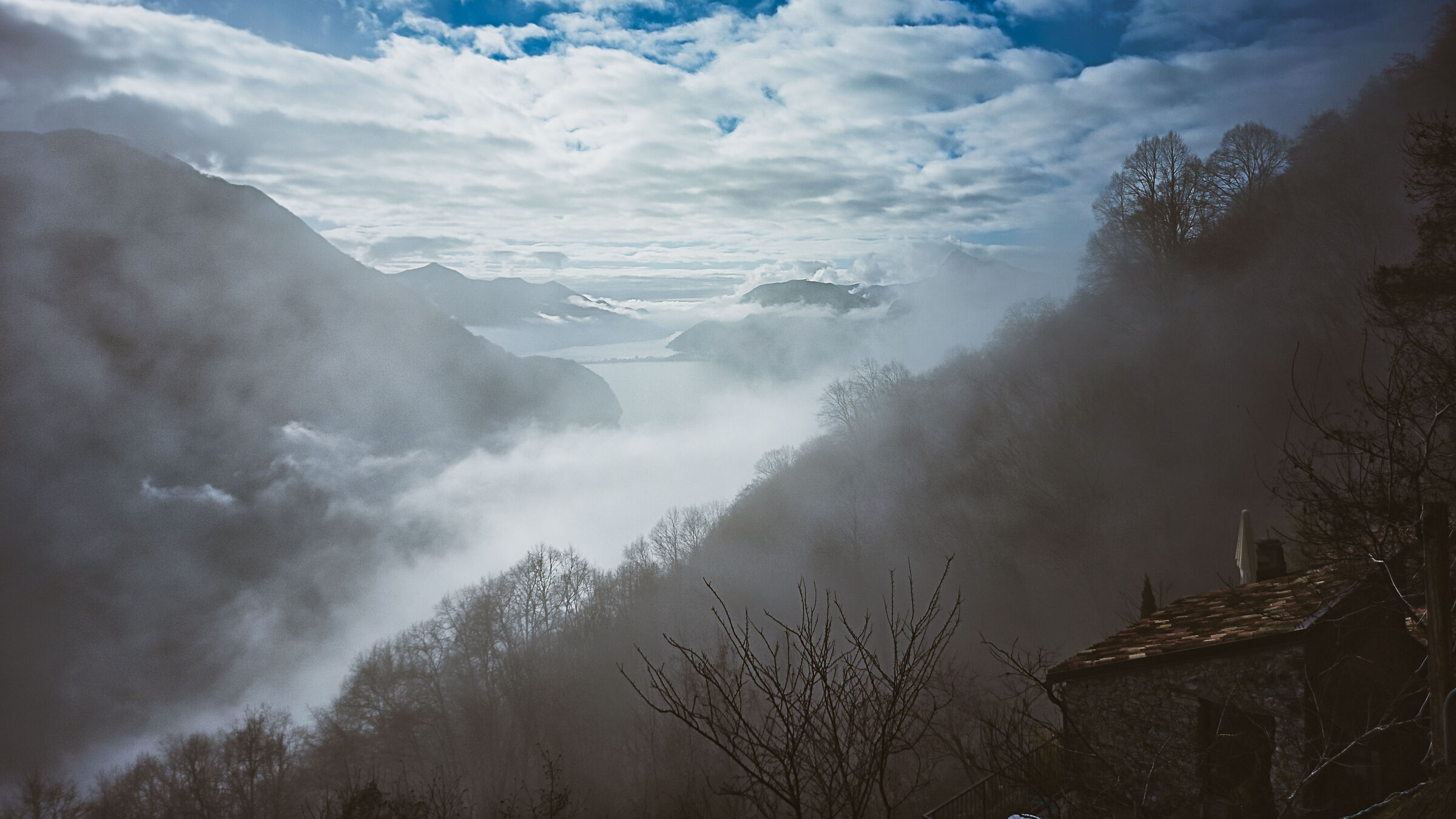 Lago di Lugano da Bre