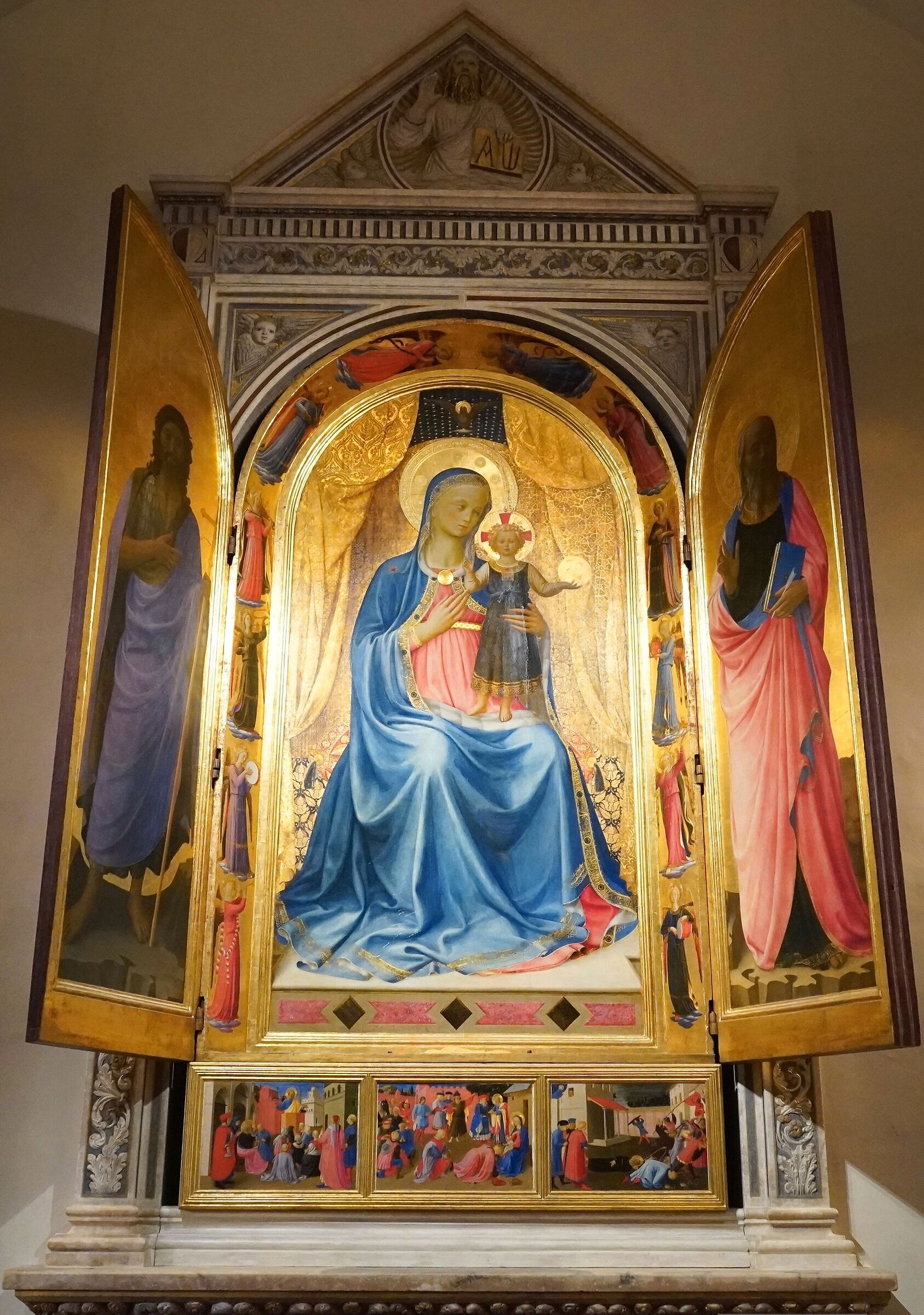 Beato Angelico - Madonna dei Linaioli (1433/1436)