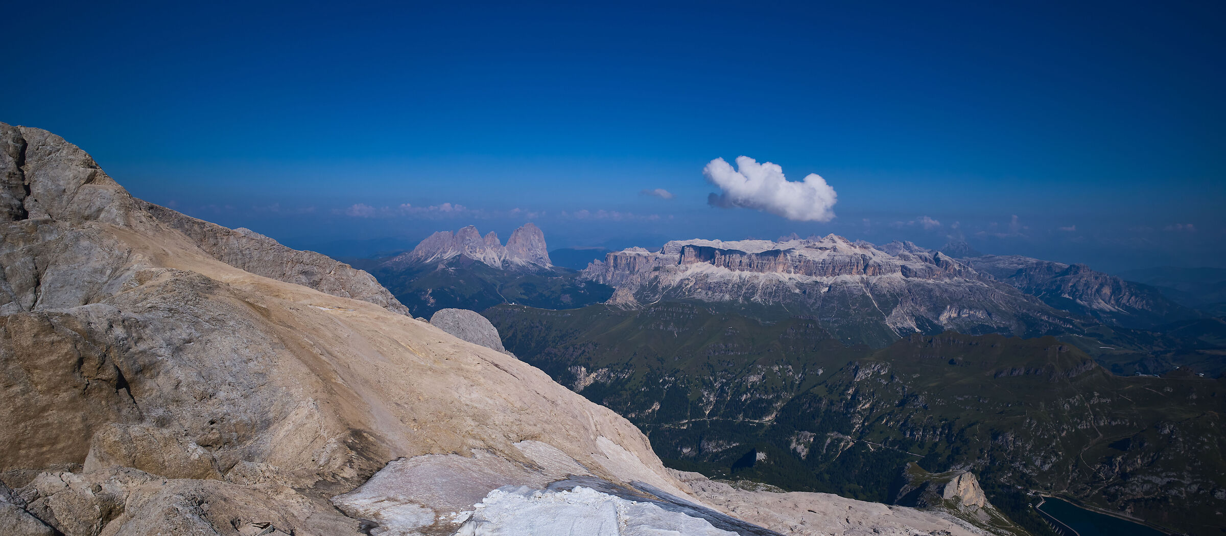 Vista da Punta Rocca Marmolada