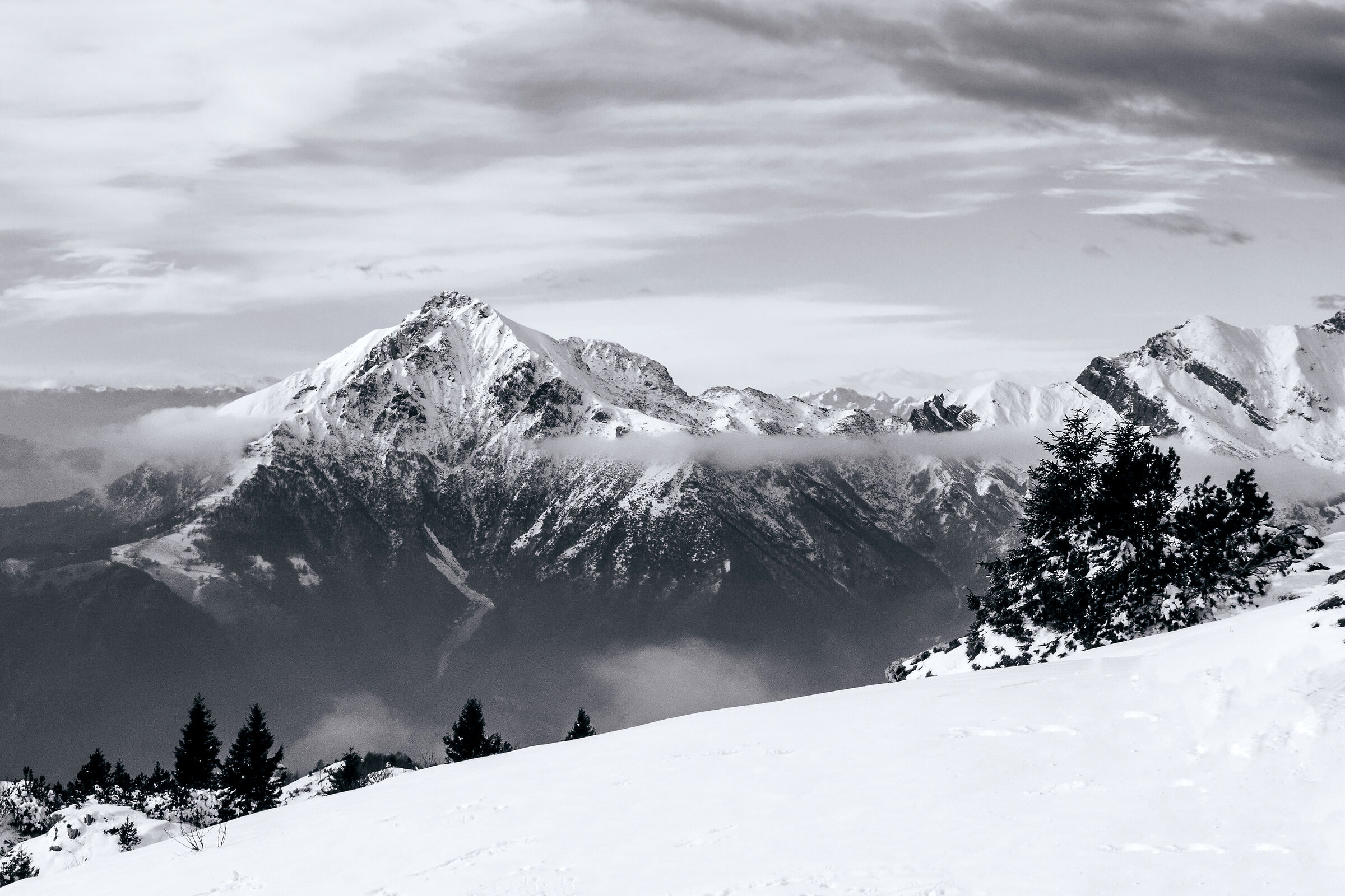 Mist at high altitude