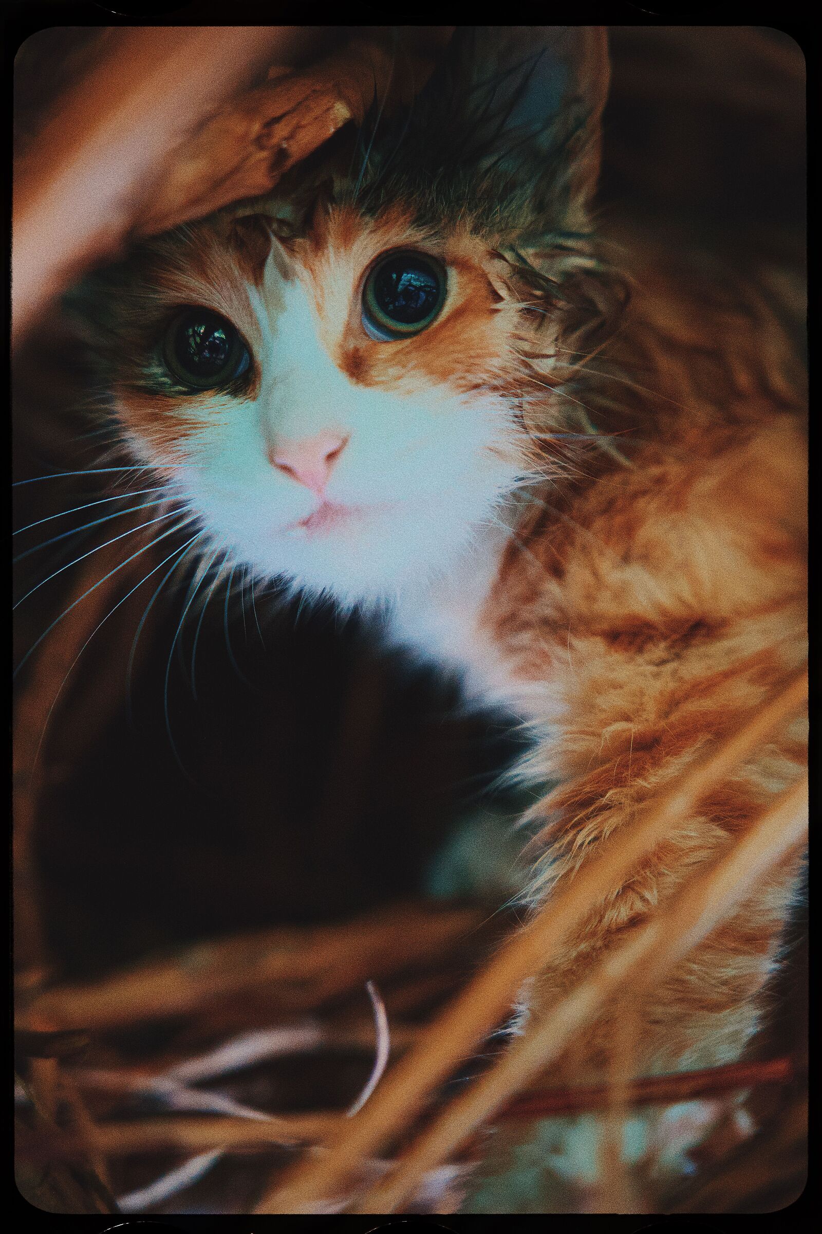 Curiosità nascosta: il mondo di un gatto a fuoco