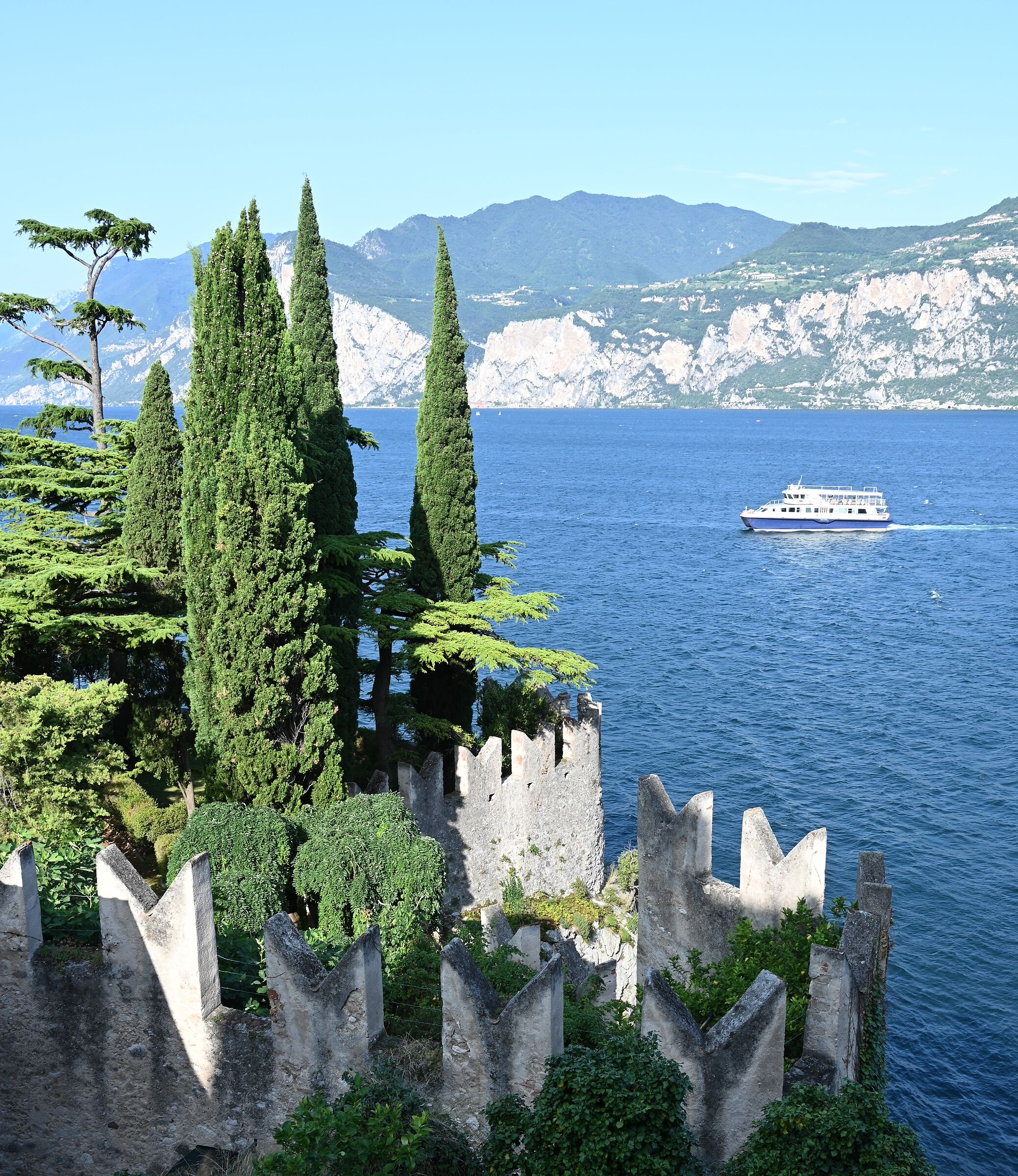 From the walls of the Castle of Malcesine.