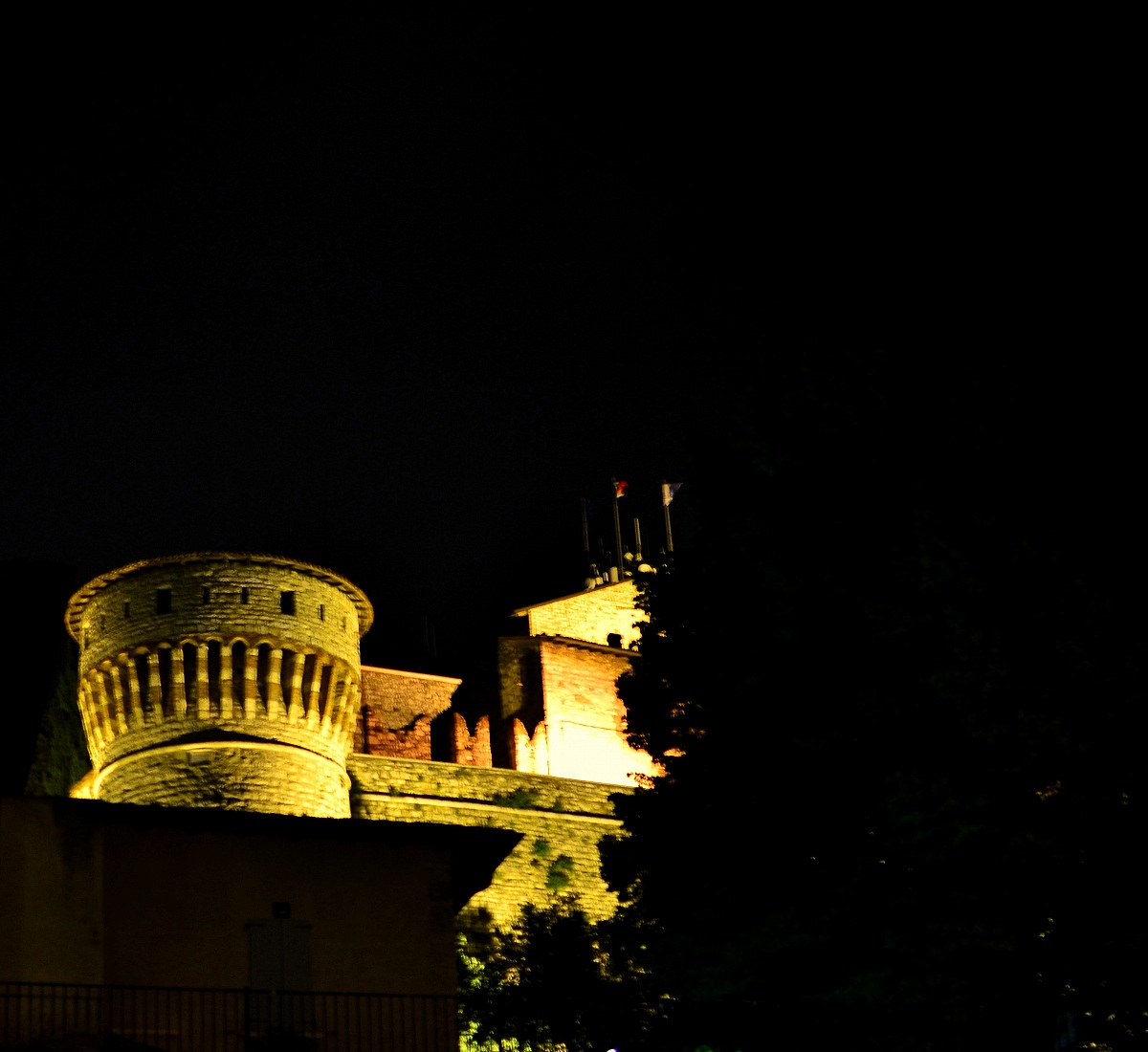 the castle of Brescia