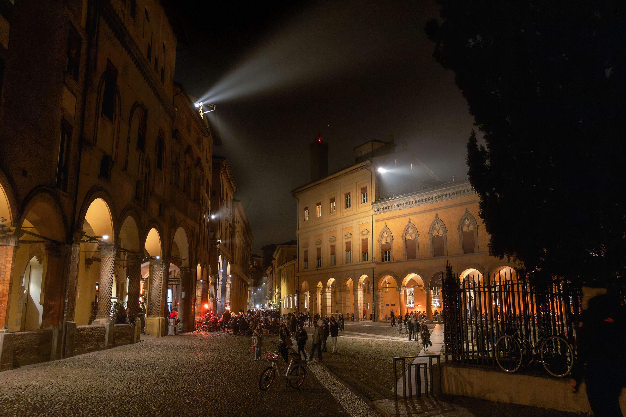 Foggy night in Bologna
