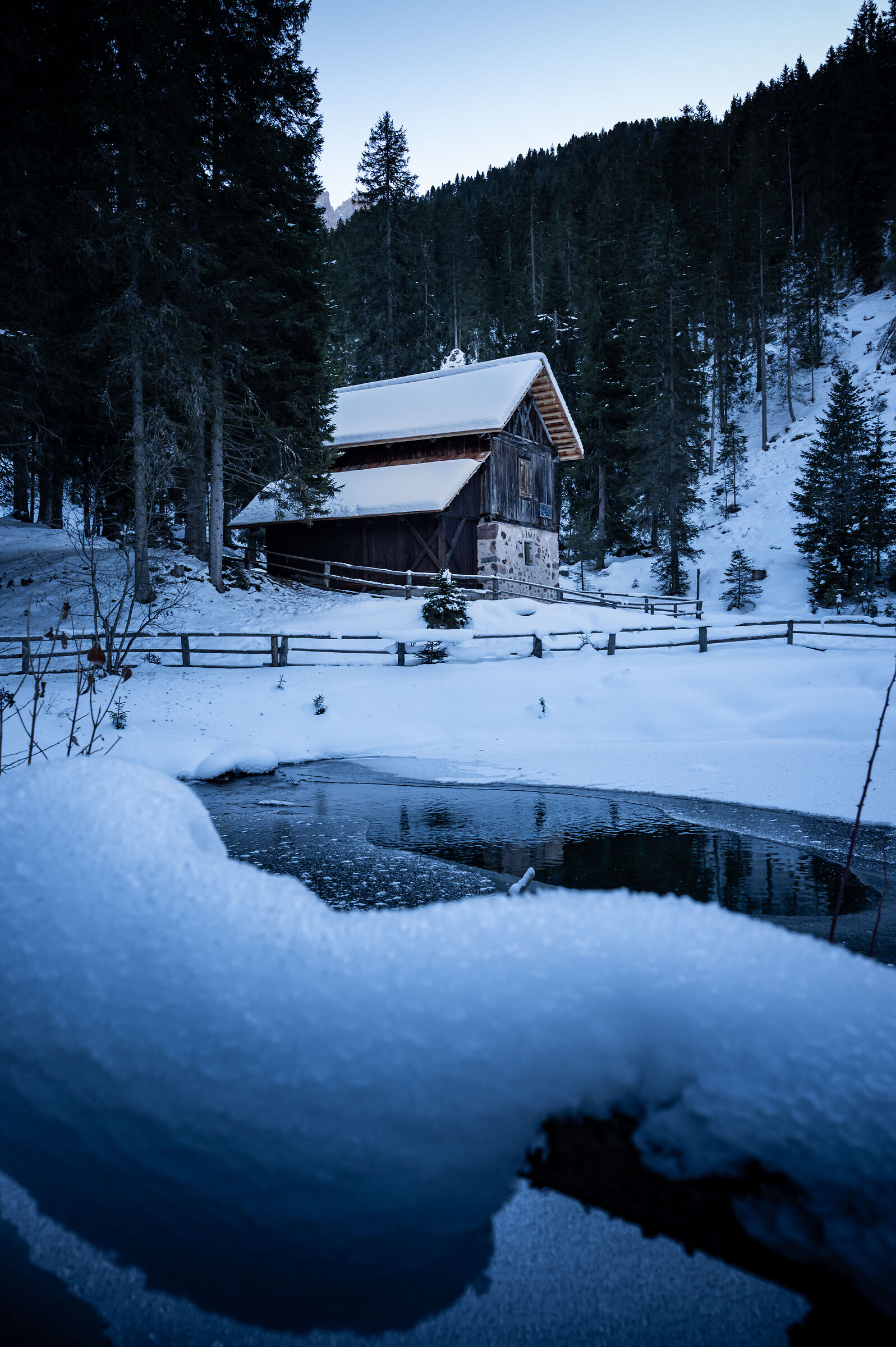 Frozen dolomites