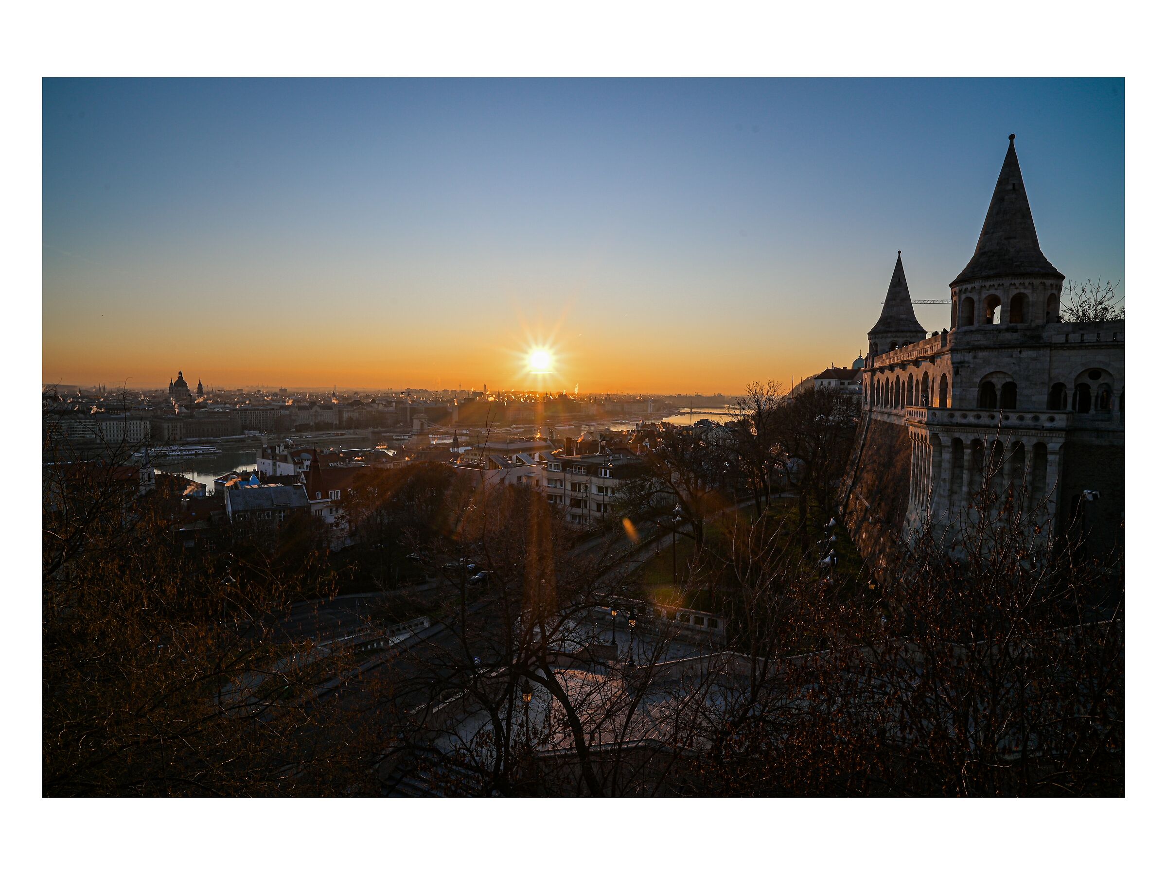 Bastione del pescatore all'alba