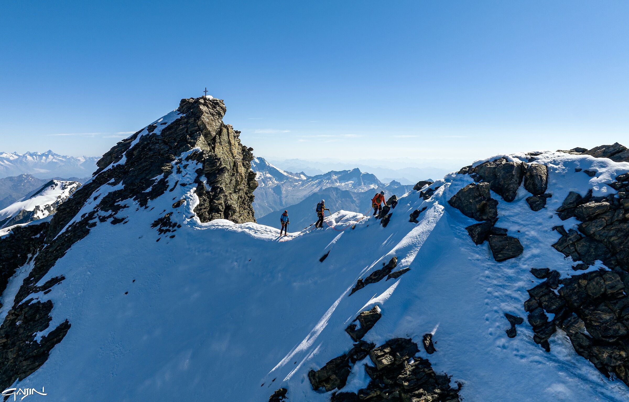 In vetta al  Rimpfischhorn