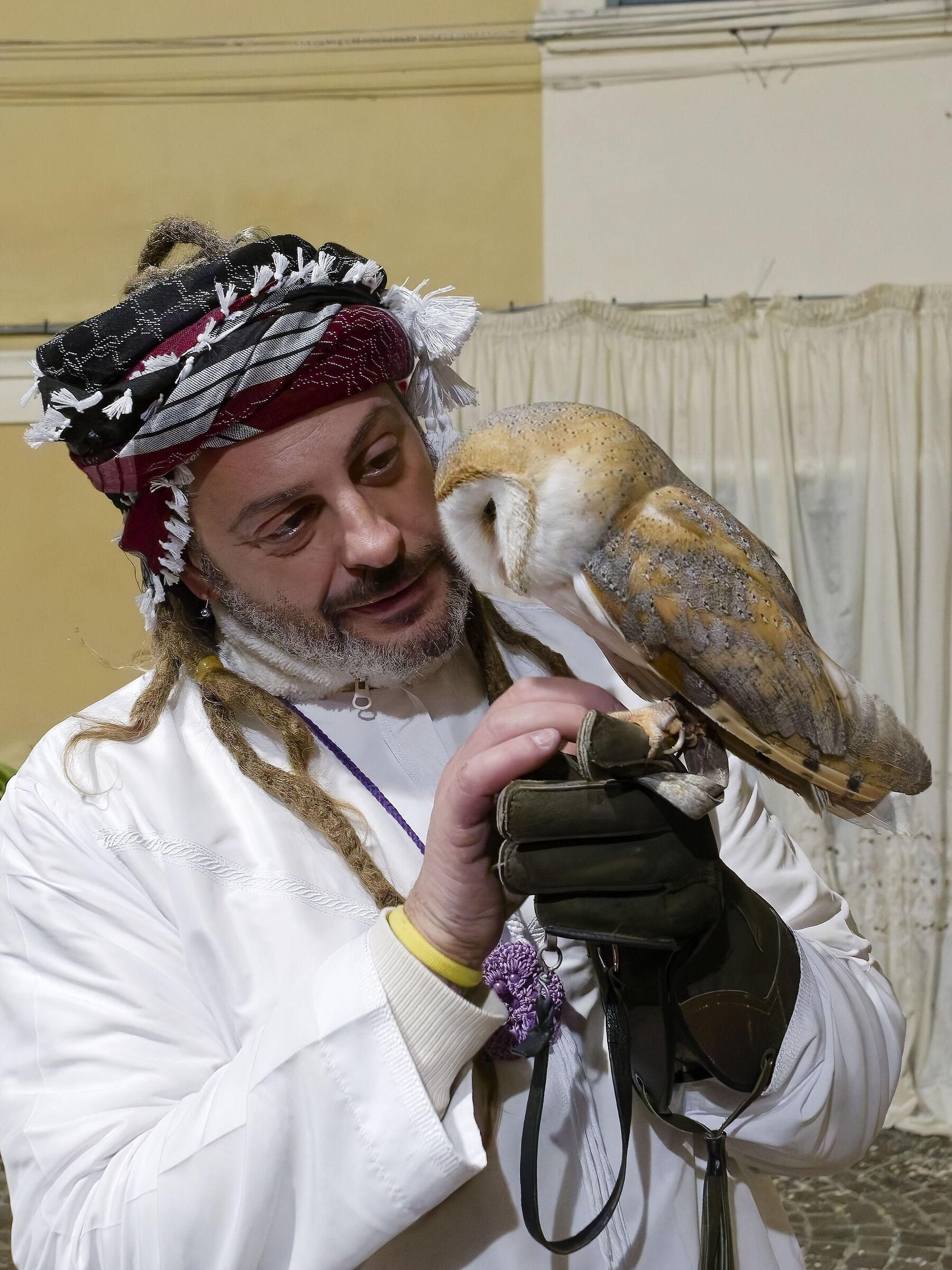 Il falconiere e il barbagianni - Presepe vivente Chieti