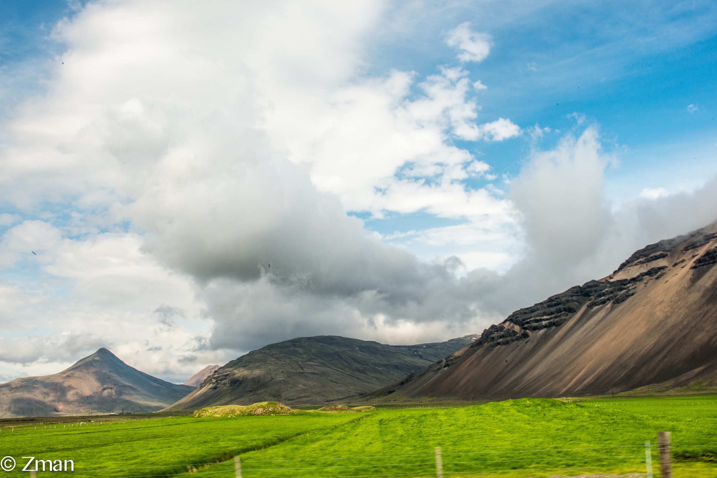 Clouds caressing the Volcano