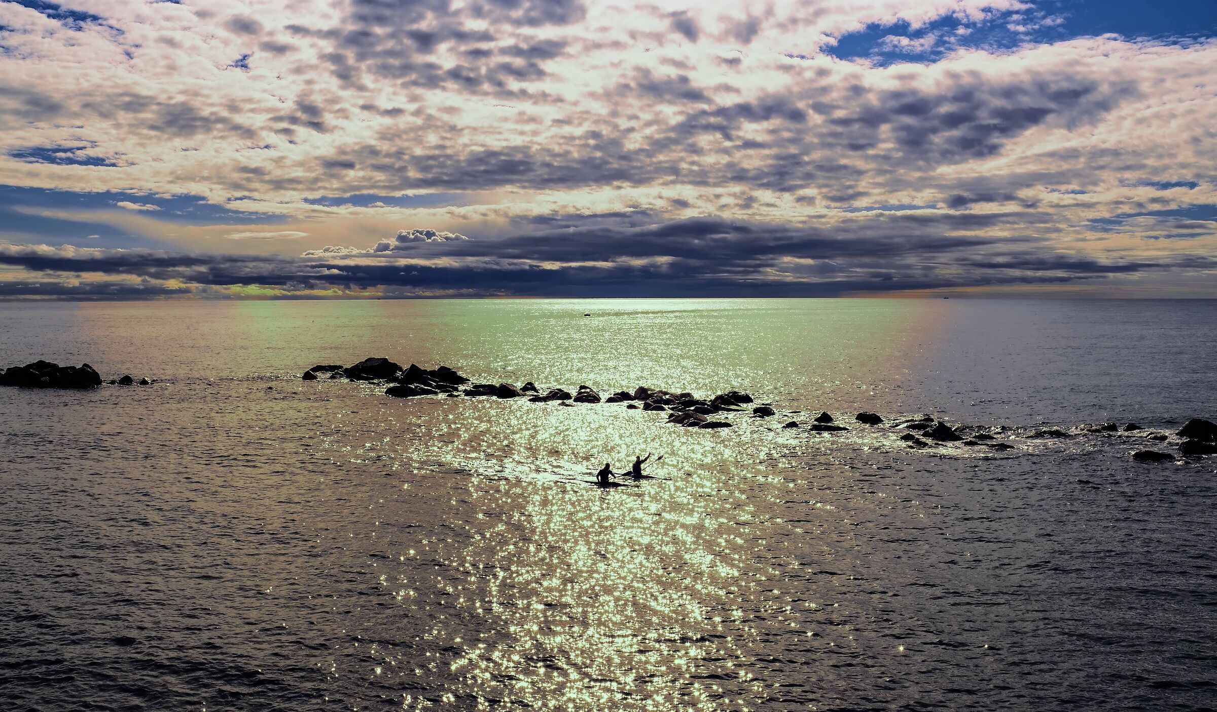 Paddling without haste