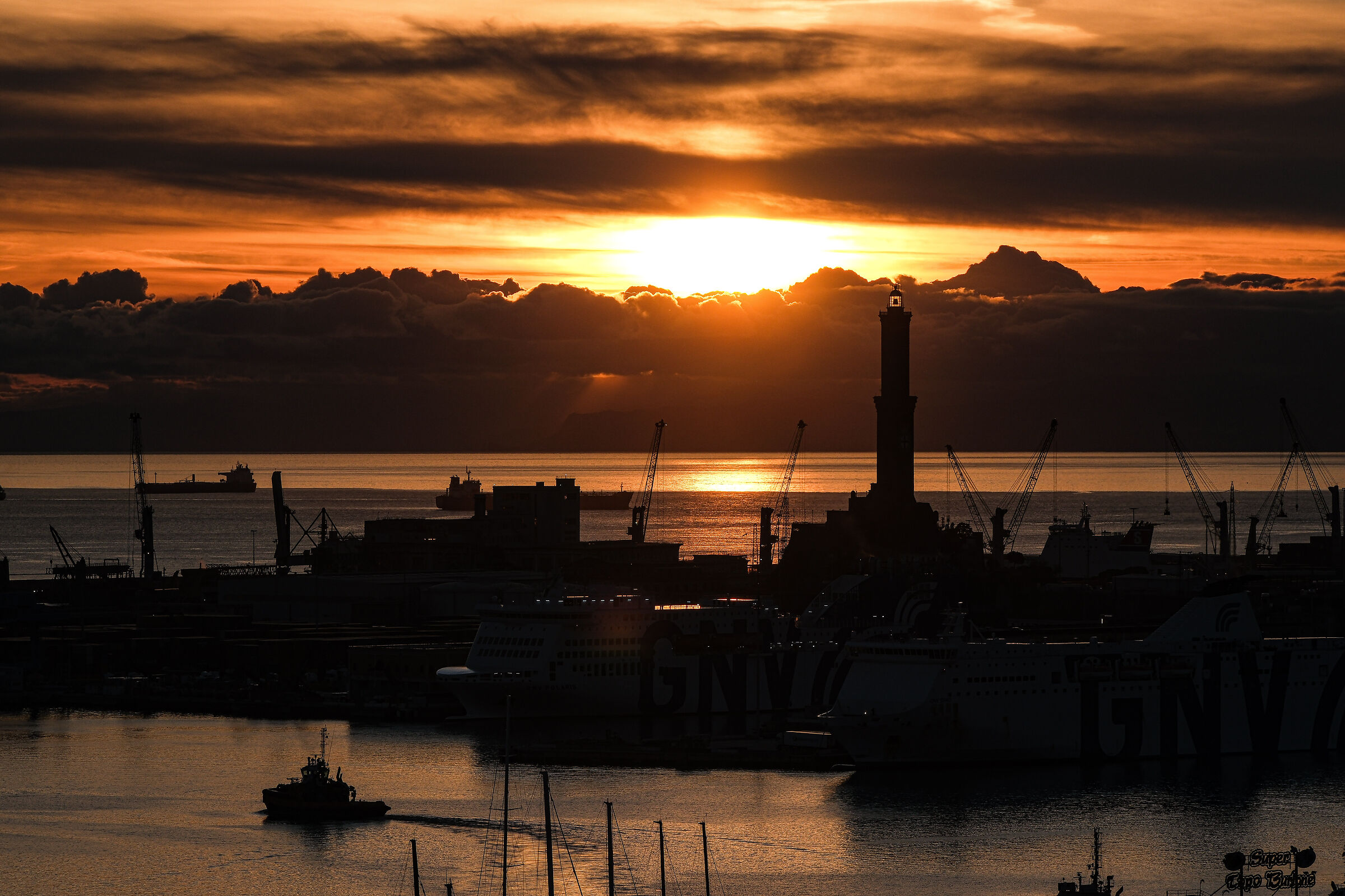 Genoa the port