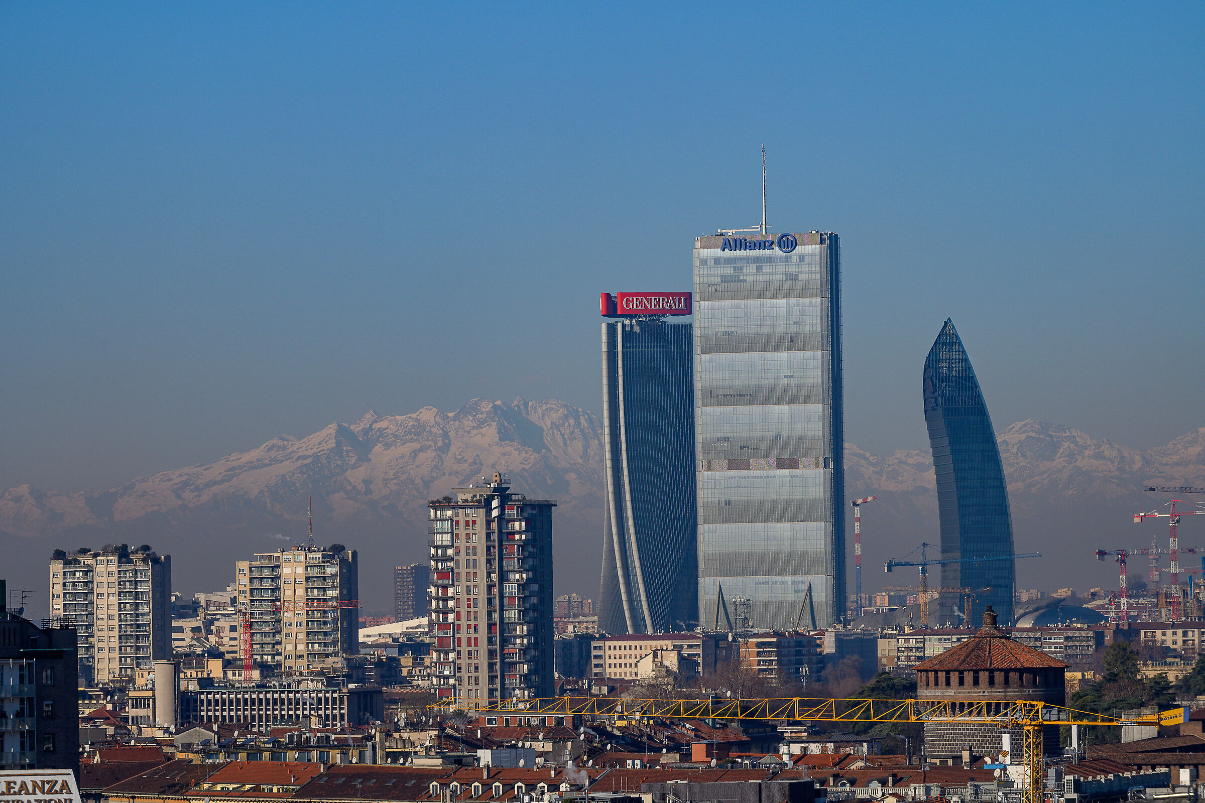 E come sfondo il Rosa