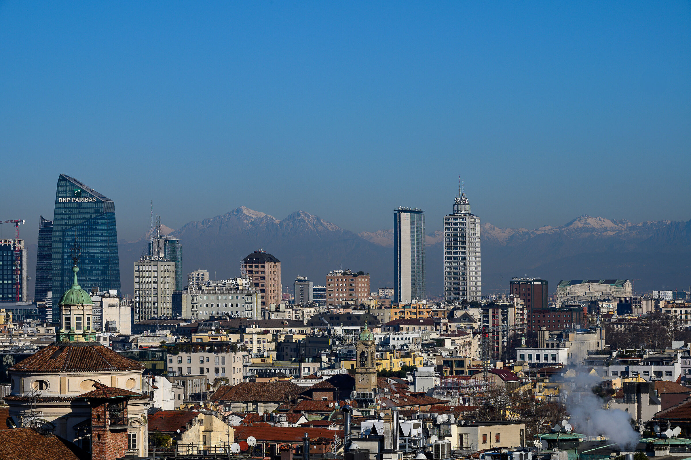 La città e le Prealpi