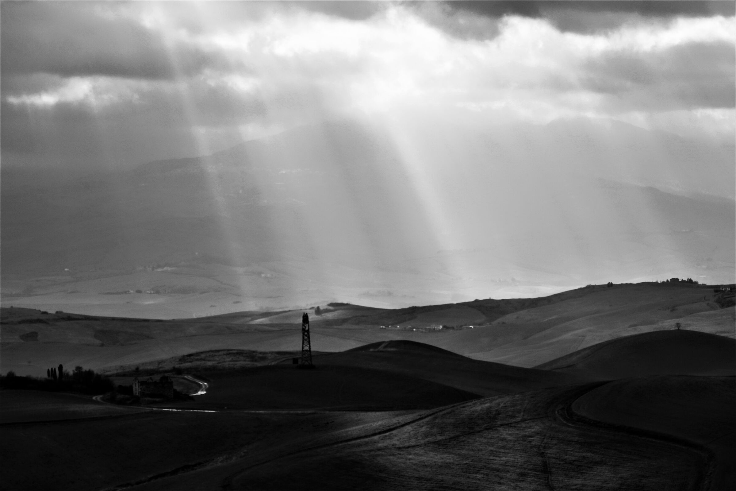 Toscana - colline presso S.Casciano dei Bagni
