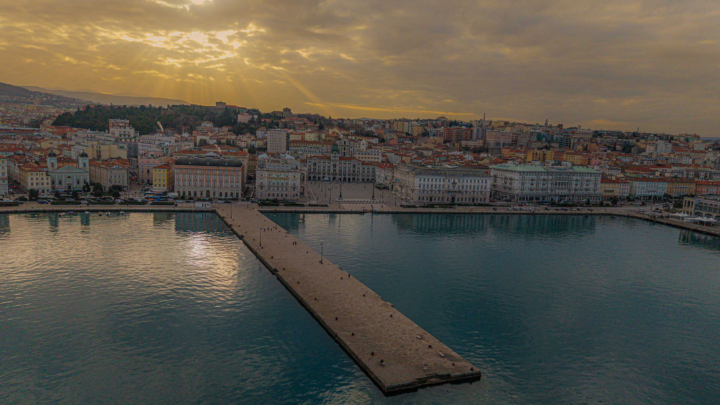 His majesty from above