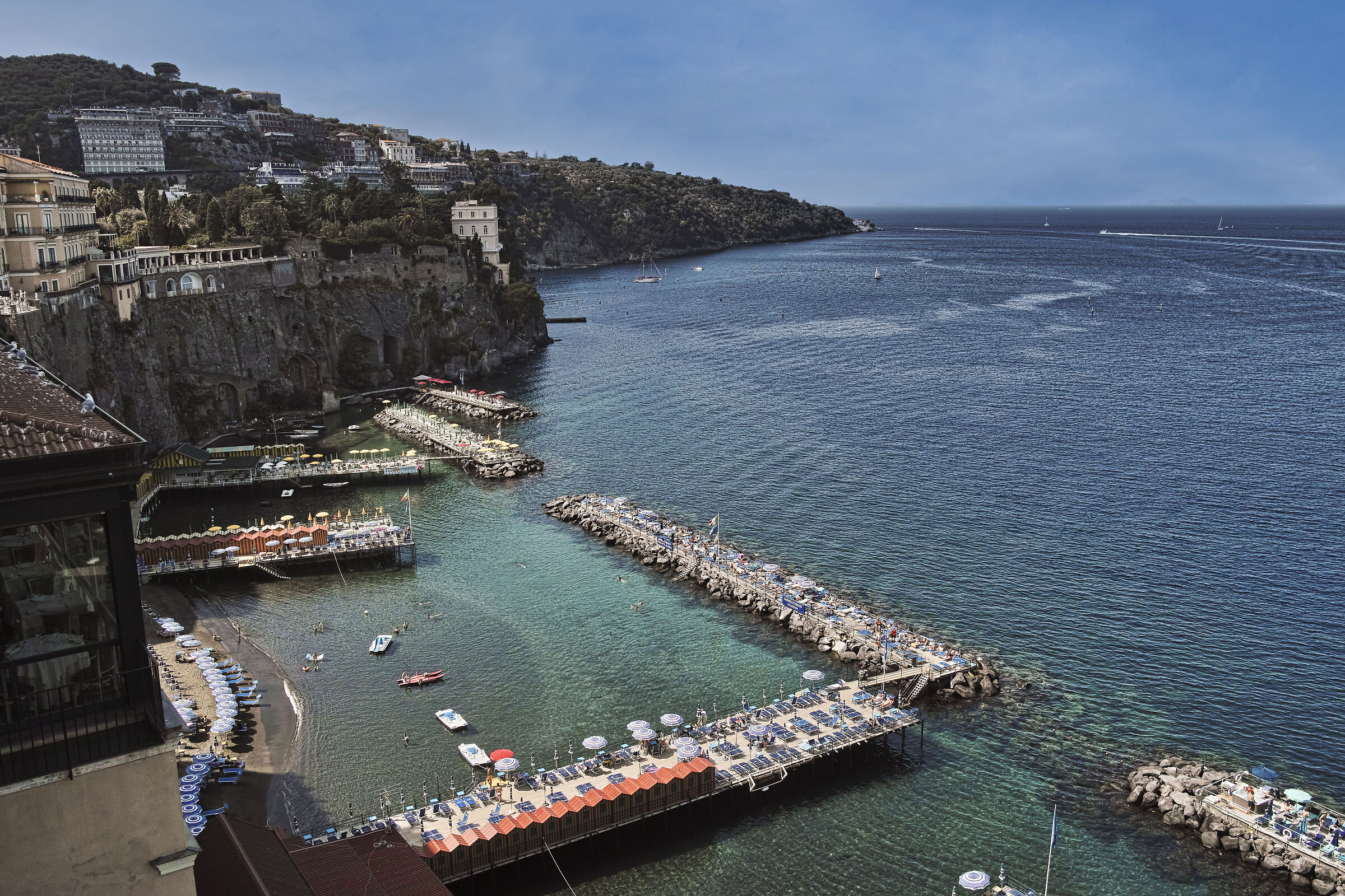 Sorrento Vista su spiaggia