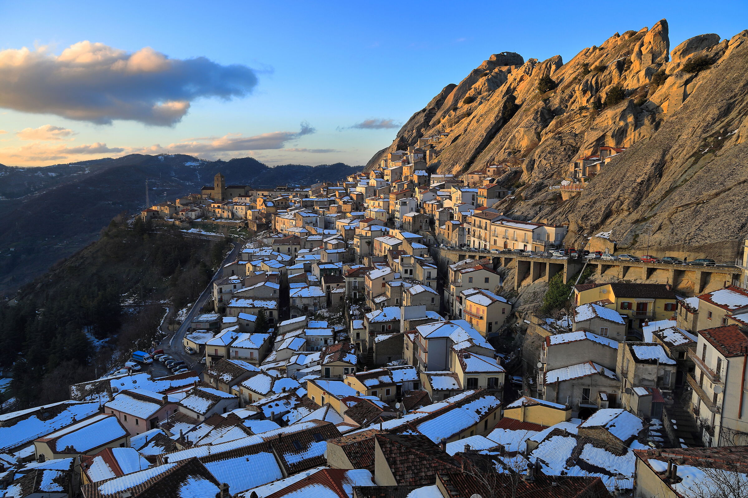Gli ultimi raggi sulle Dolomiti Lucane