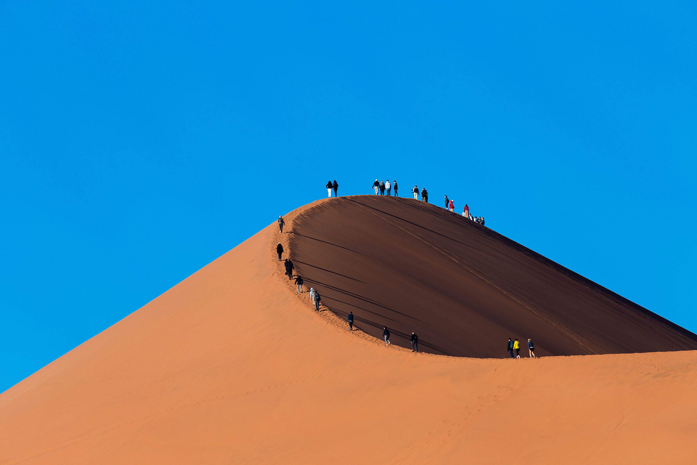 Walking to the sky. Namibia