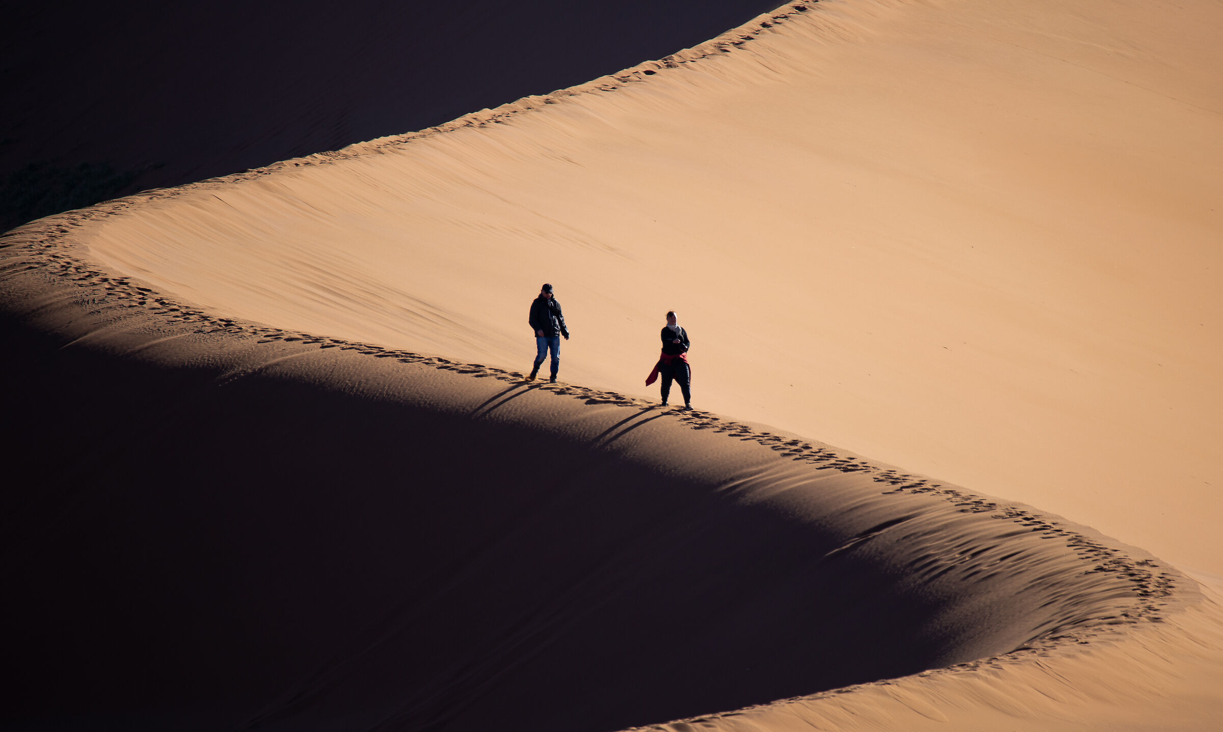 On the edge of darkness...
