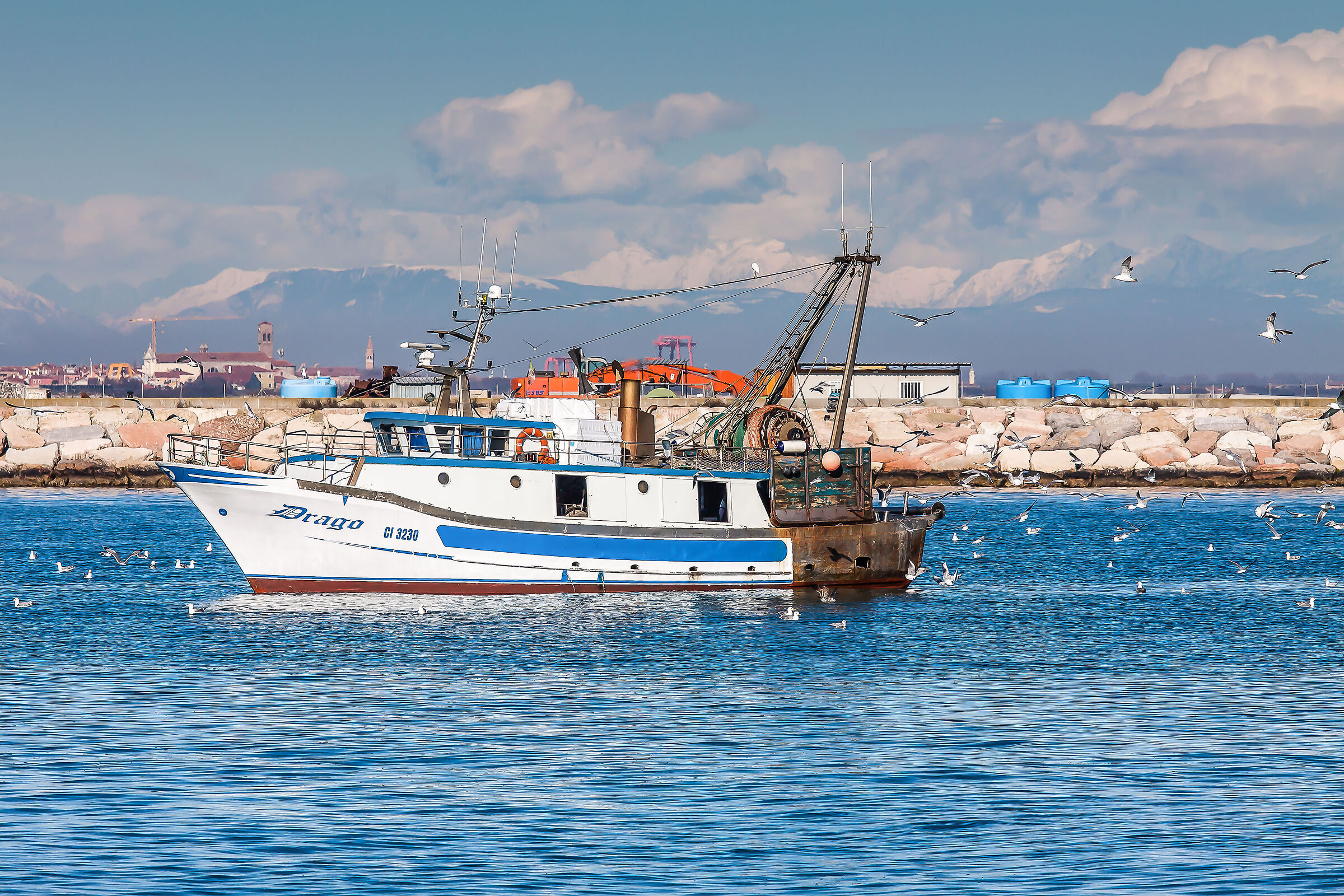 Veduta di Pellestrina (ve)