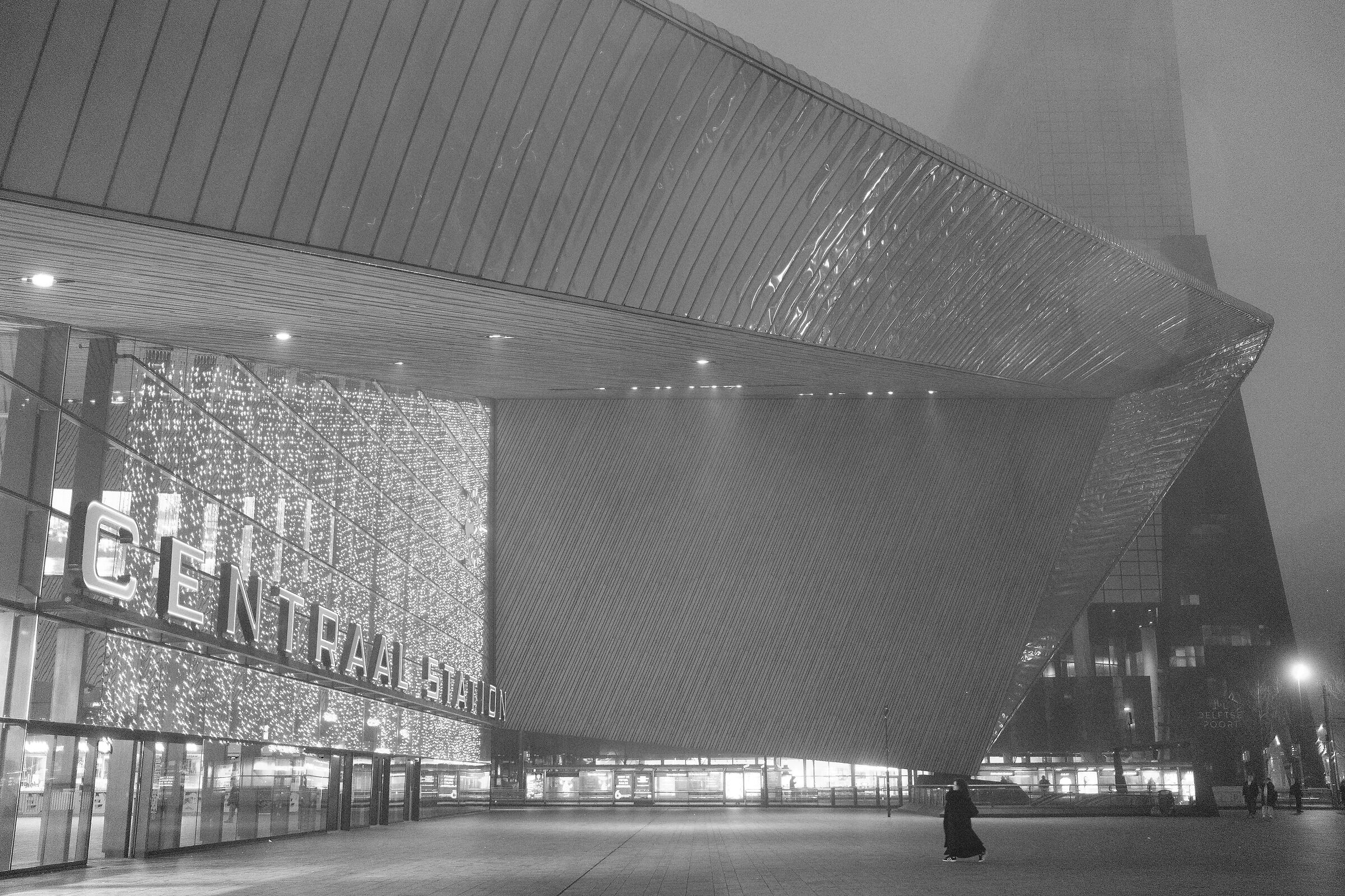 Centraal Station, Rotterdam, early morning