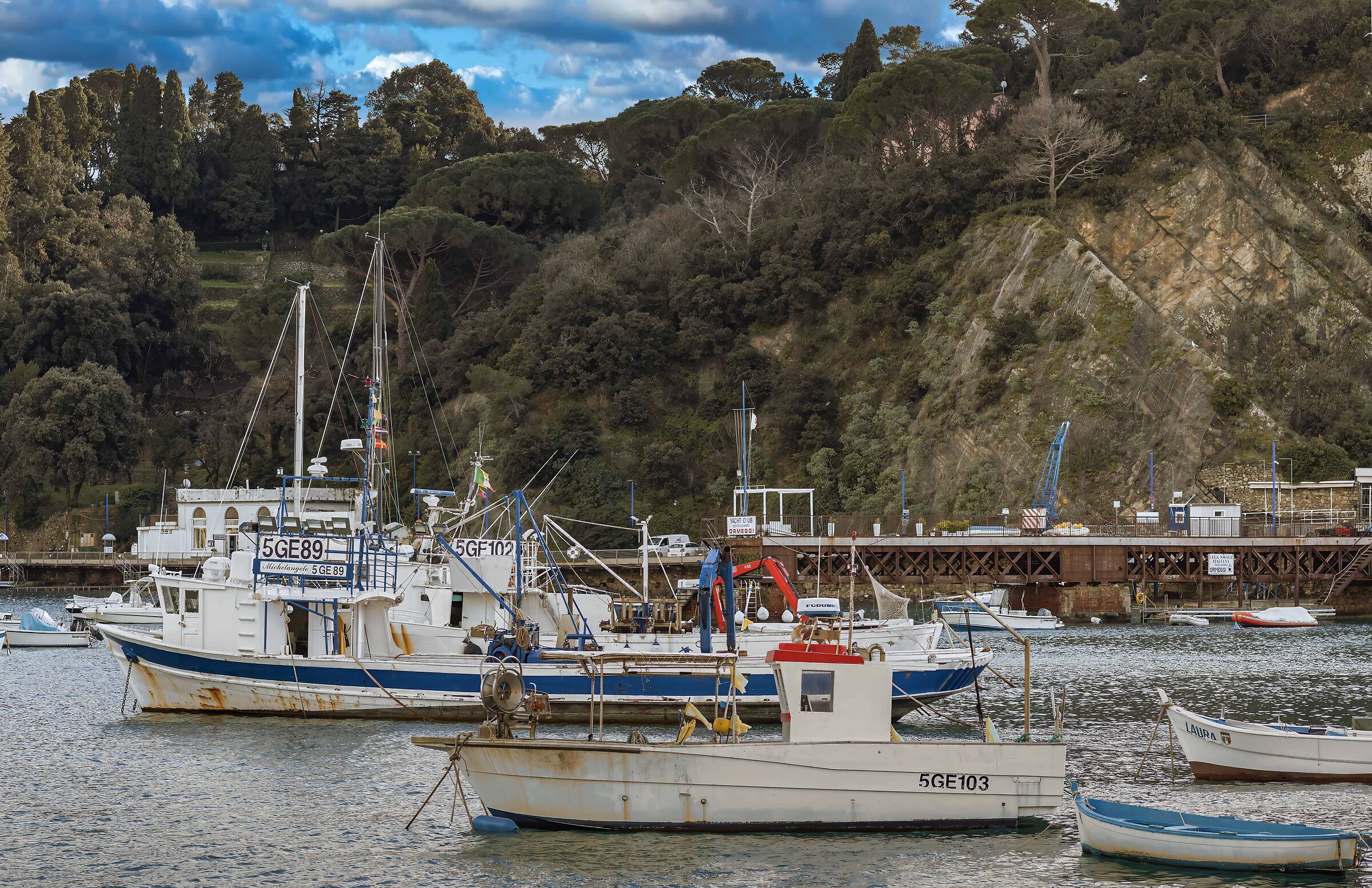 Boats, small boats, barges and small boats