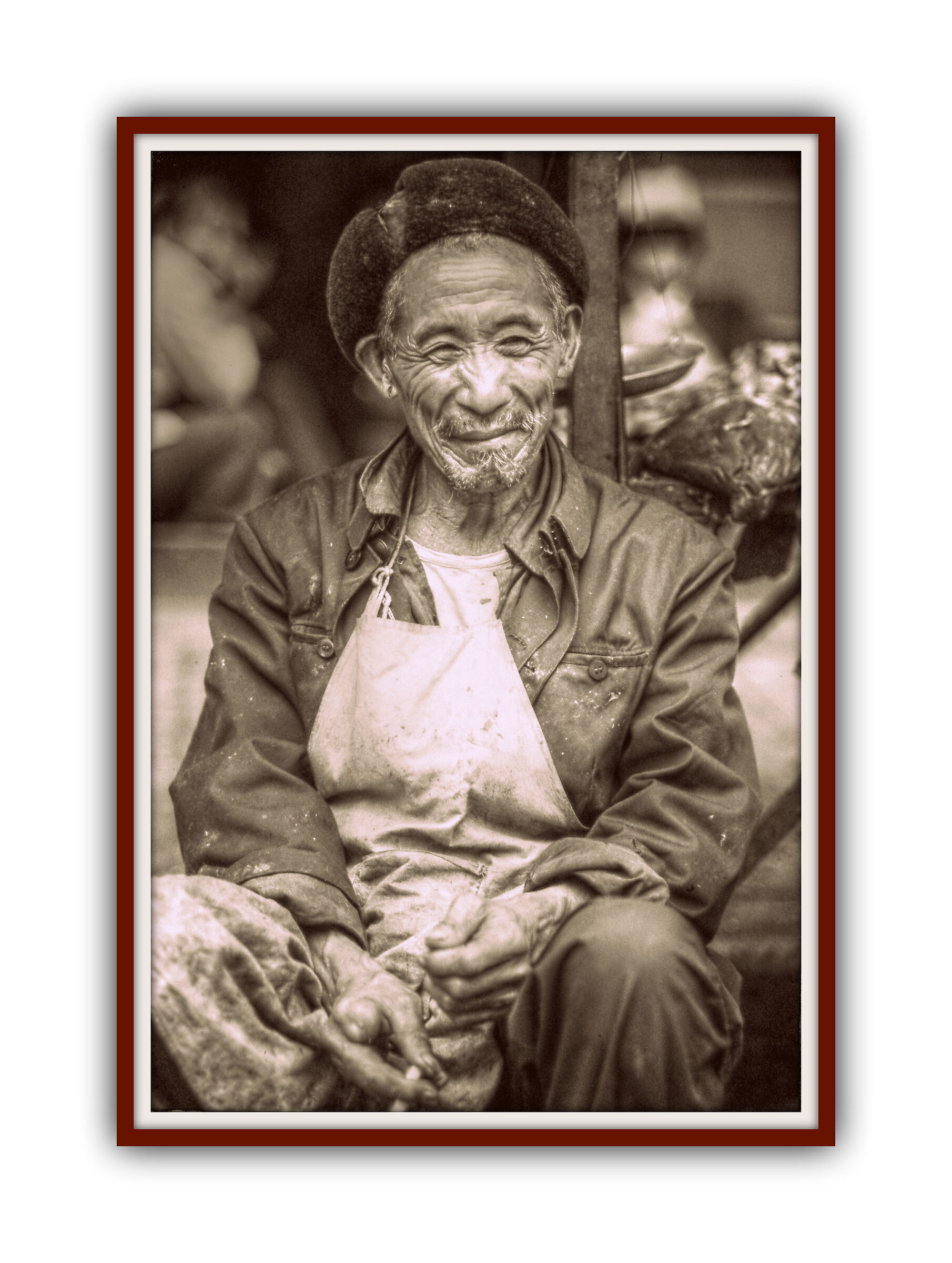 Butcher - Market in Chengdu