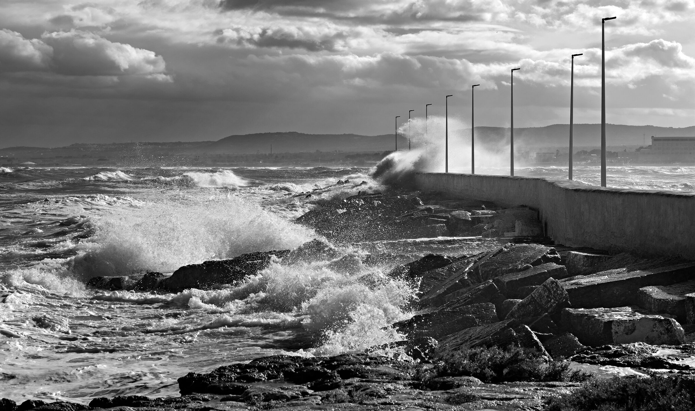 Mareggiata a Torre Canne