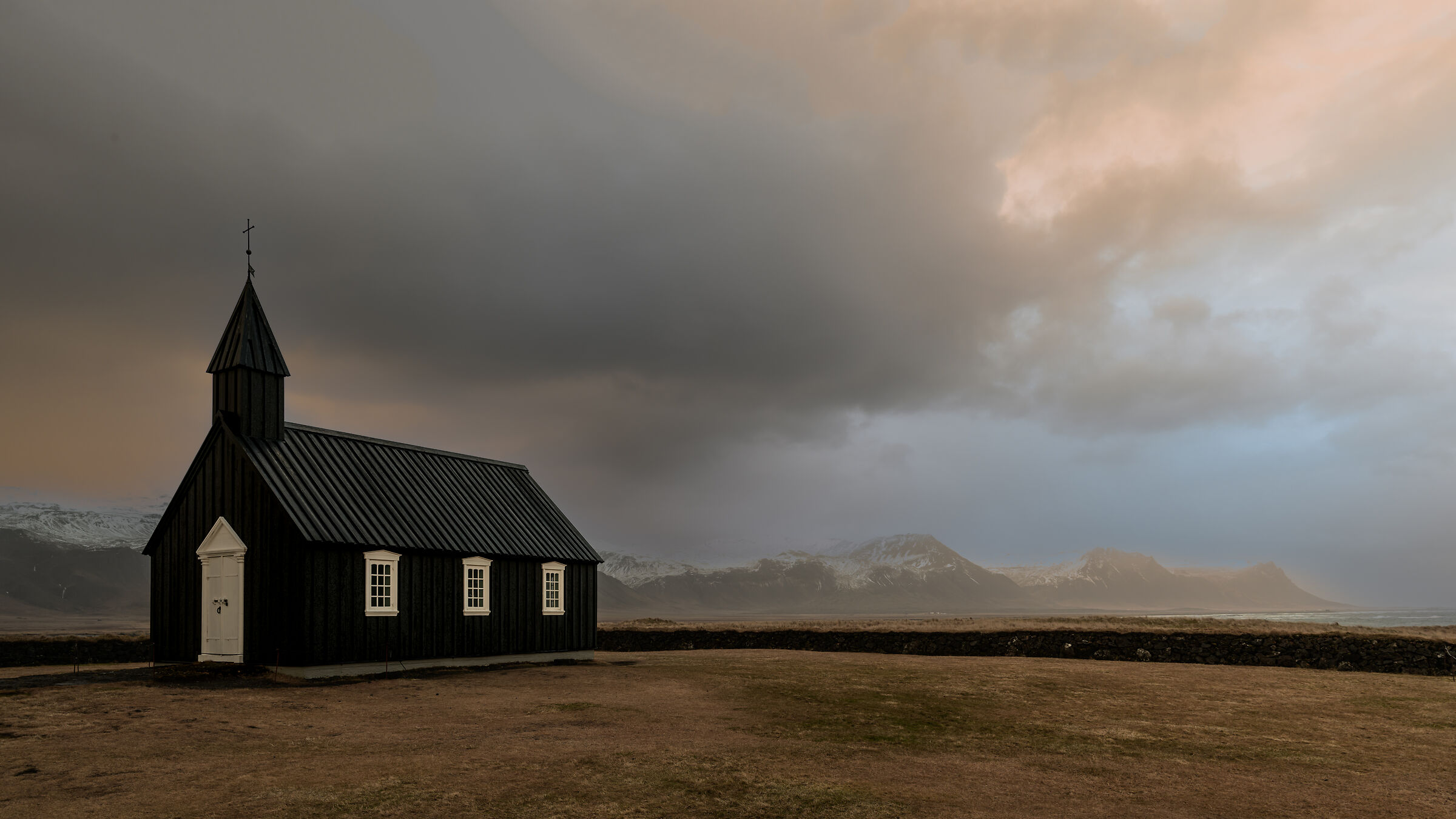 Budir at sunset hour