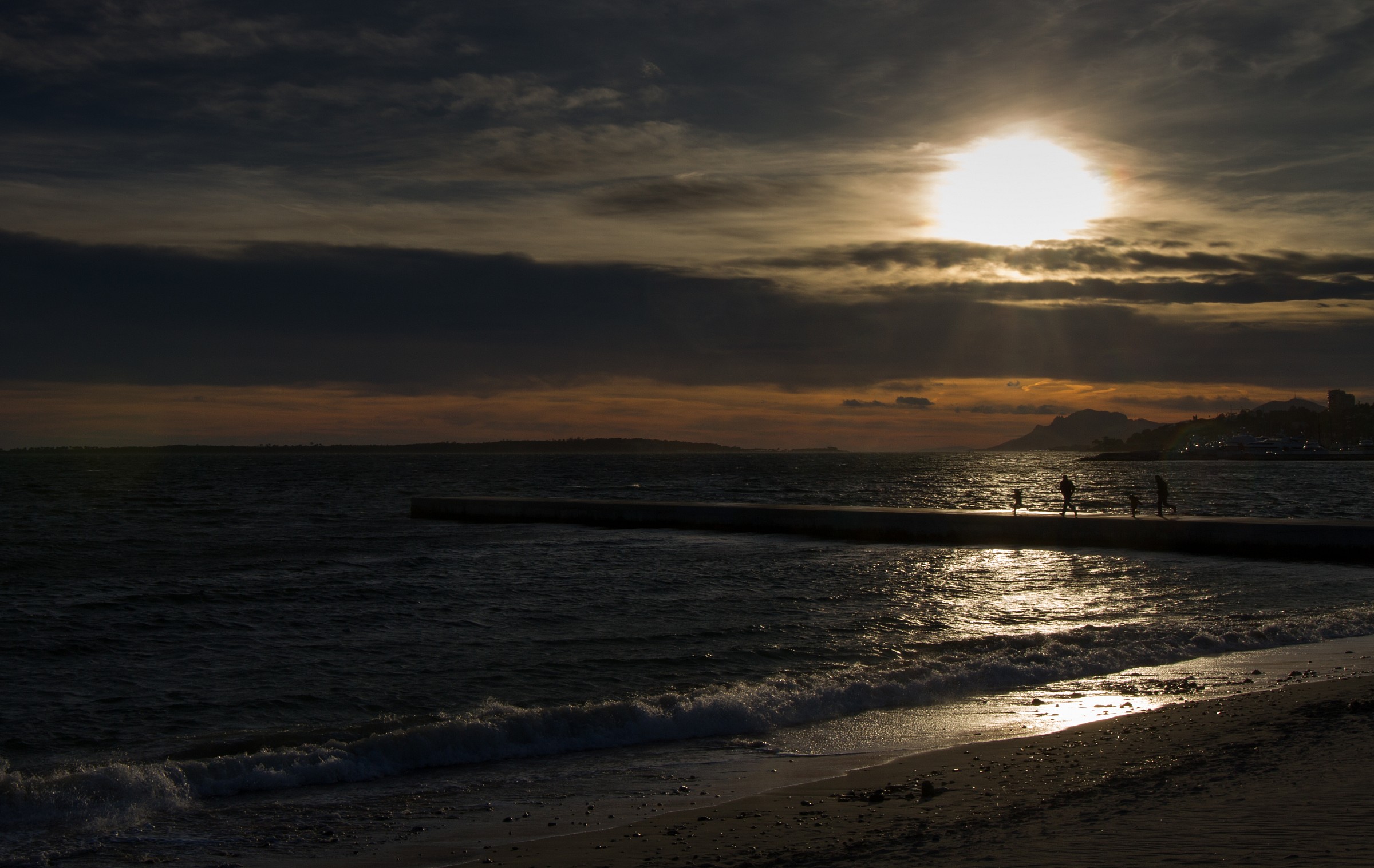 Tramonto a Juan le Pins