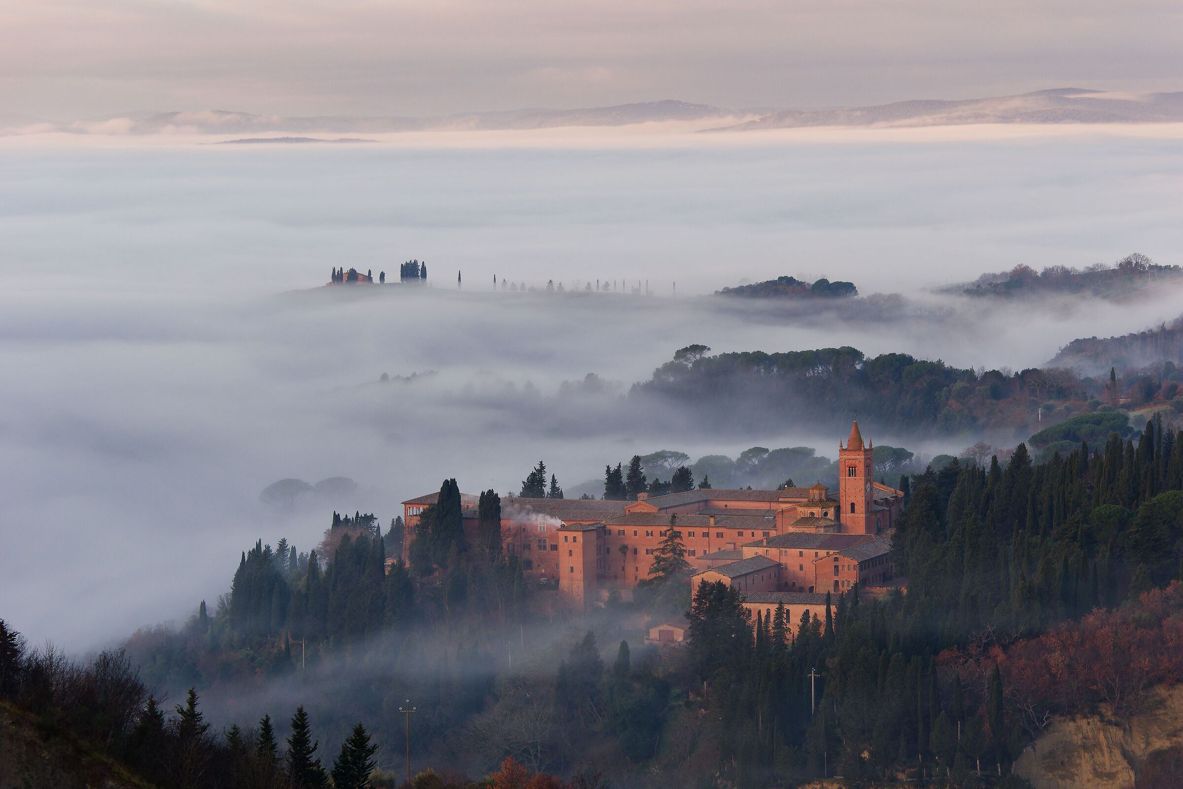 L'abbazia di Monte Oliveto Maggiore