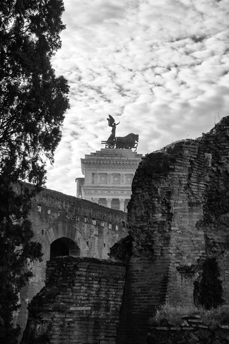 Photos from the Salita del Grillo - b/w