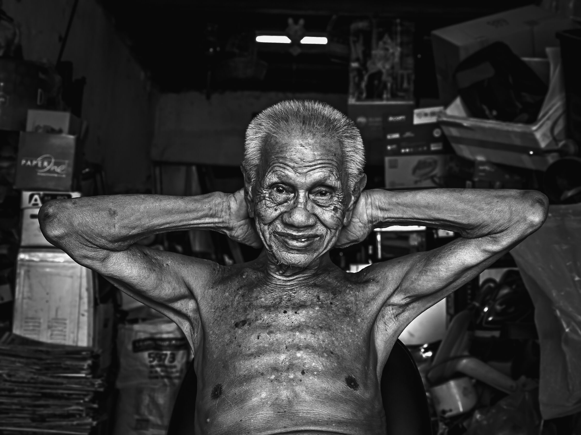Walking Malaysian Senior