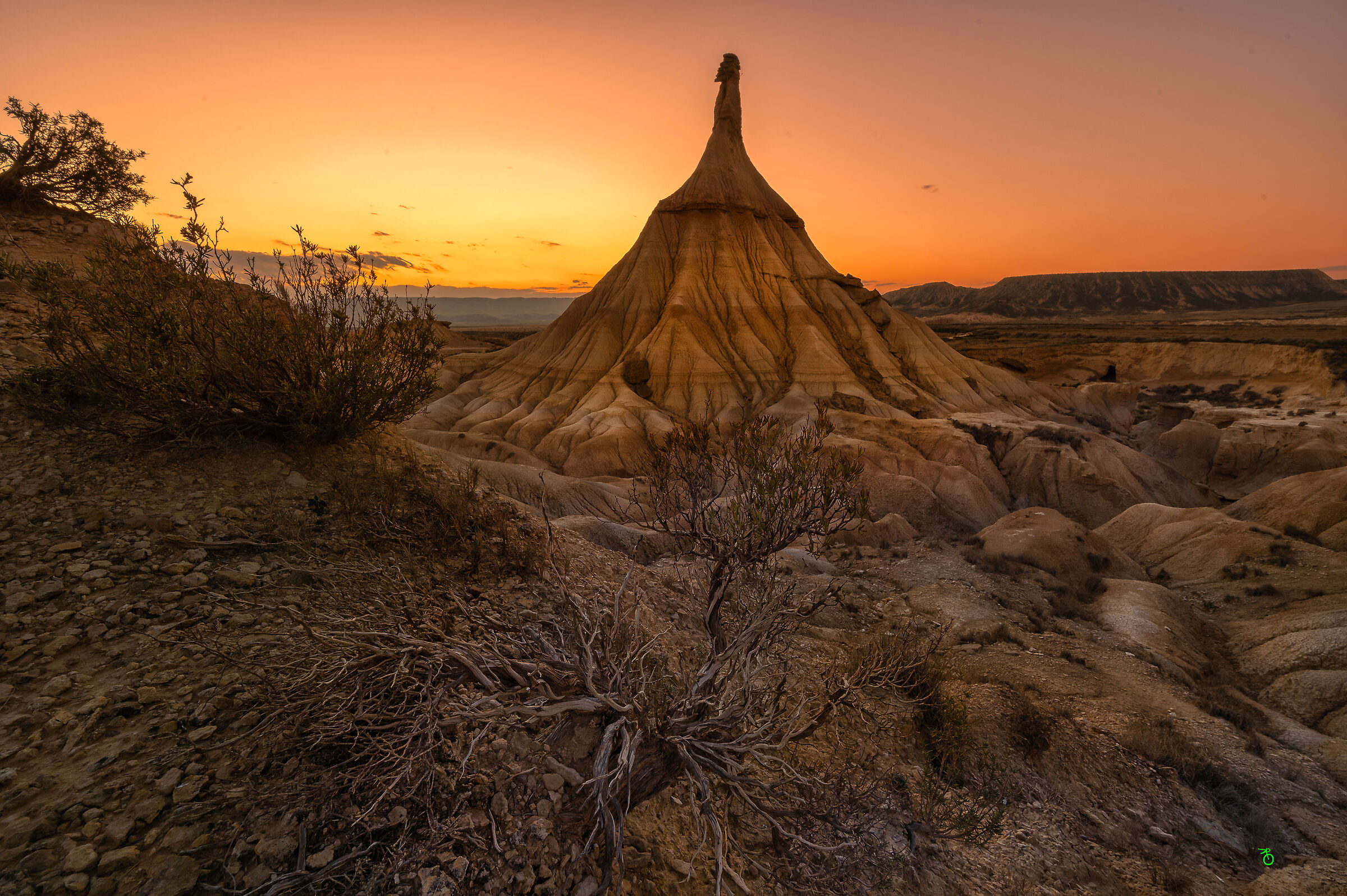 Bardenas Reale Tramonto