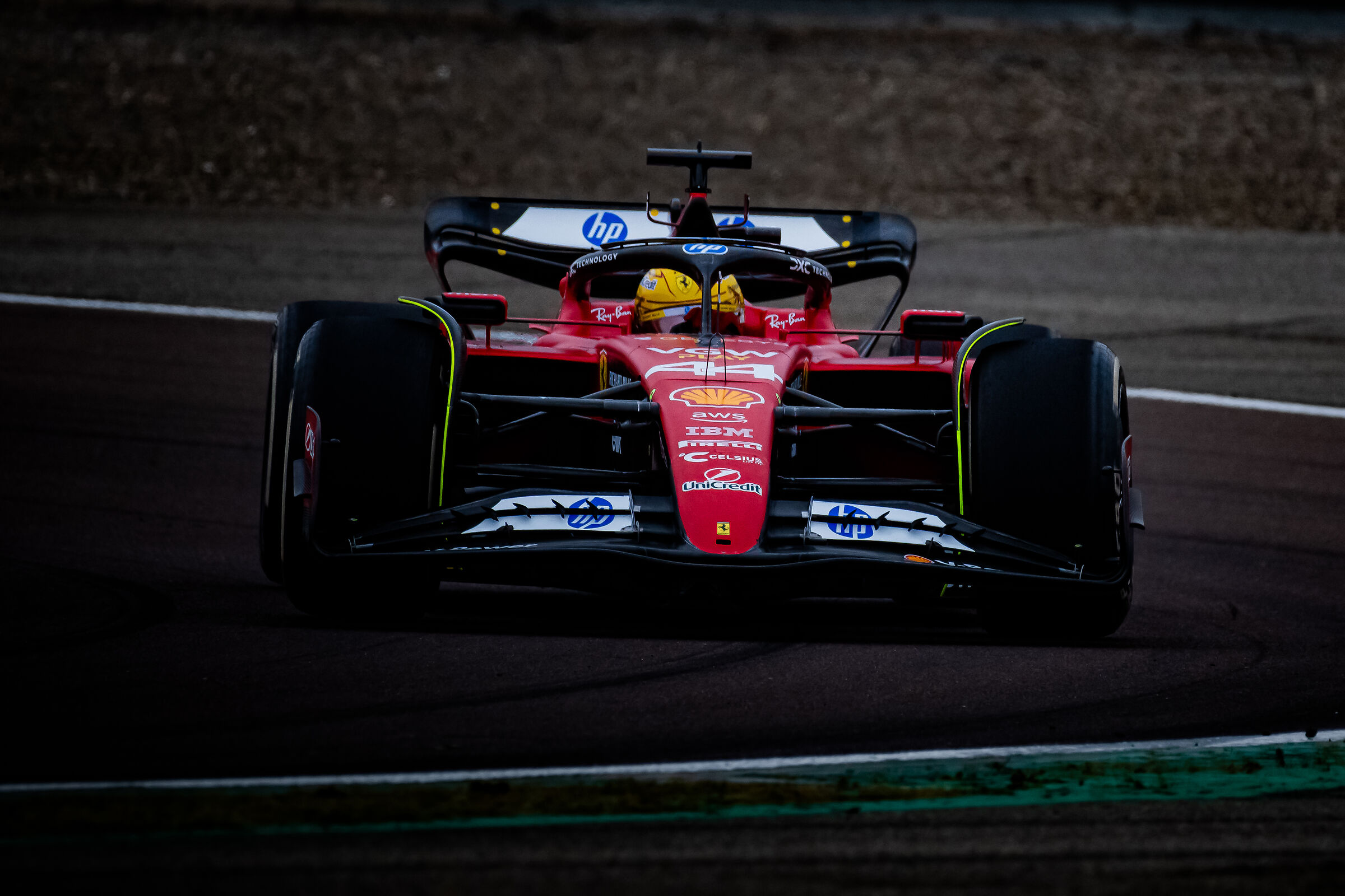 Lewis Hamilton Ferrari Fiorano