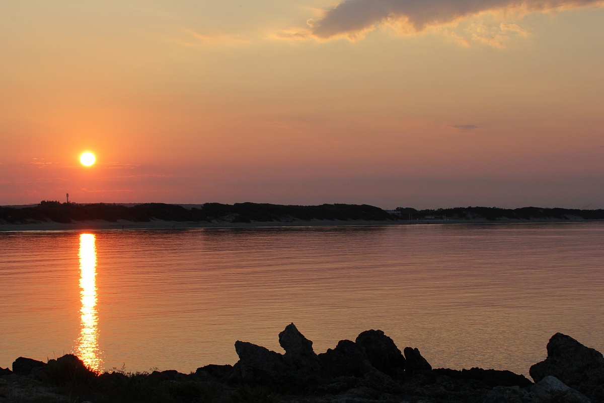 sunset at Punta Prosciutto