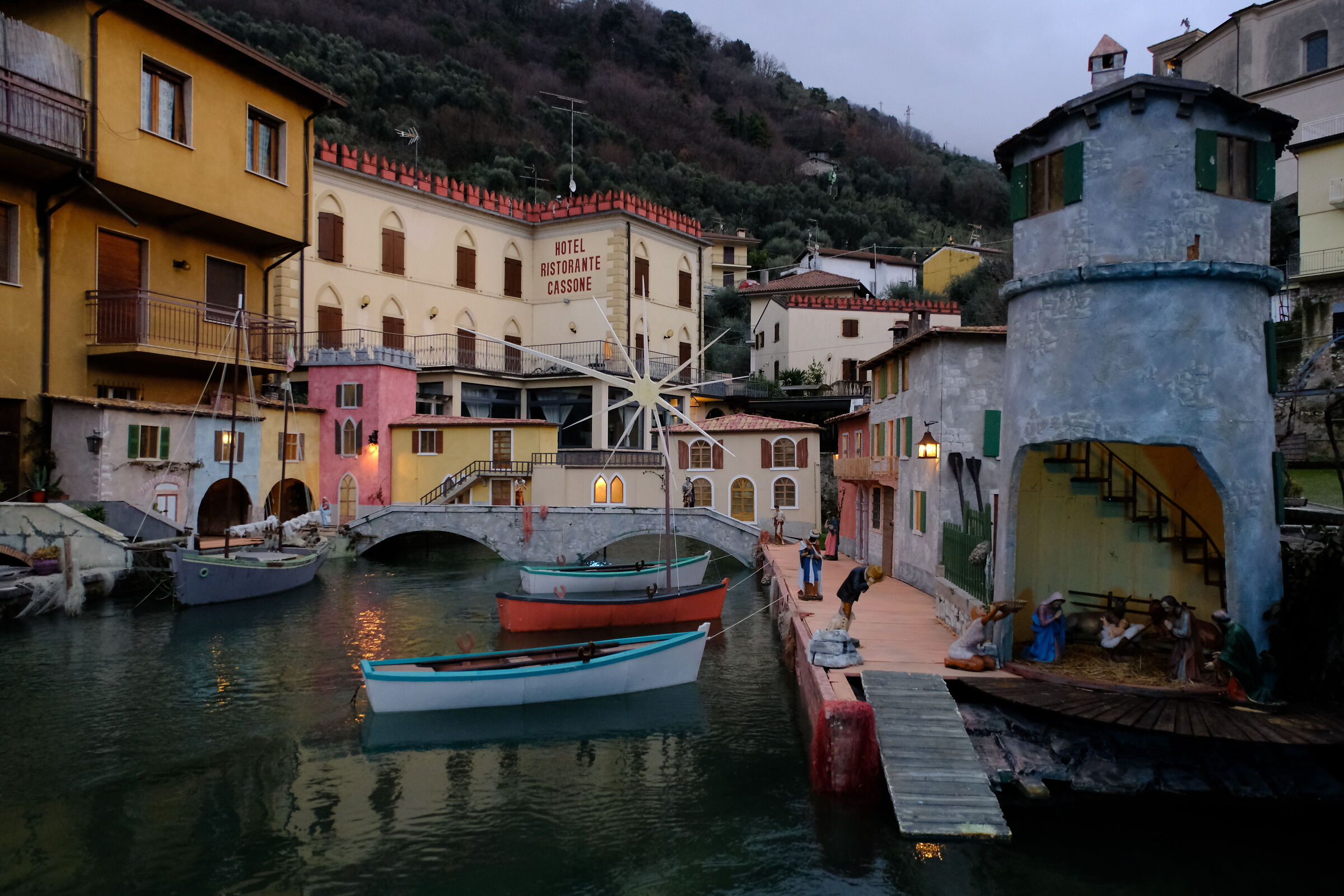 Nativity scene in Cassone.