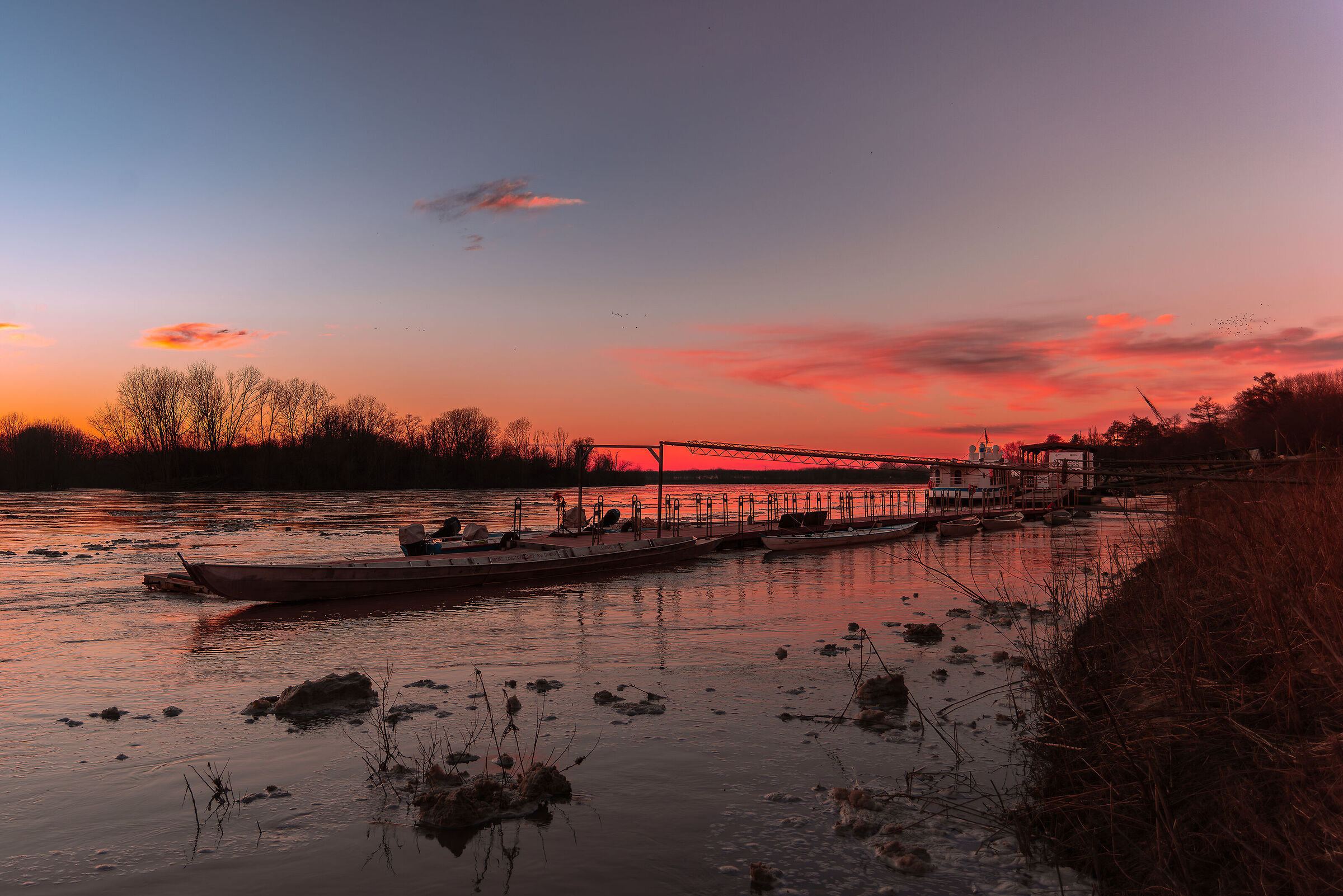 Last lights on the river