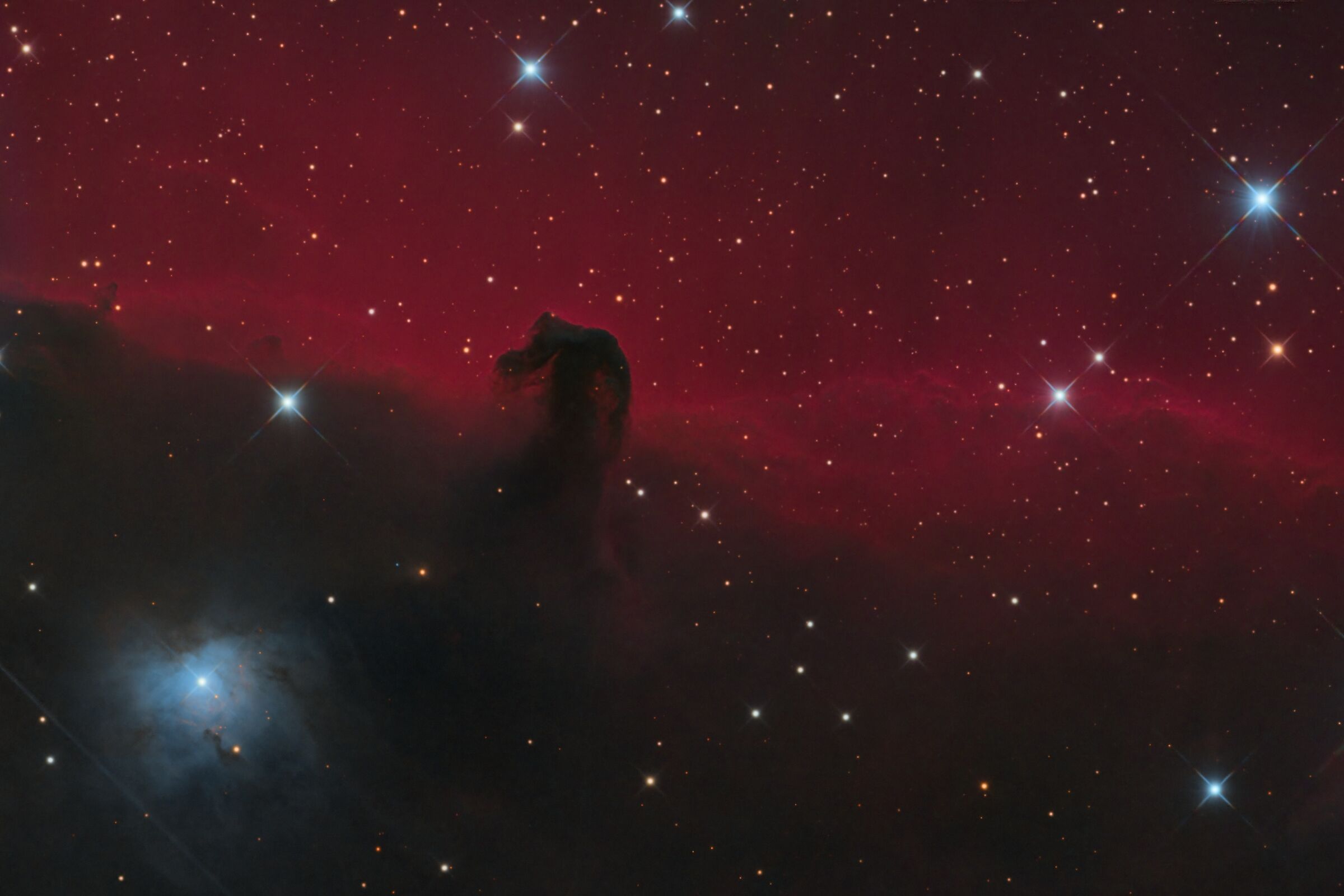 ngc2023 e Testa di Cavallo in Orione