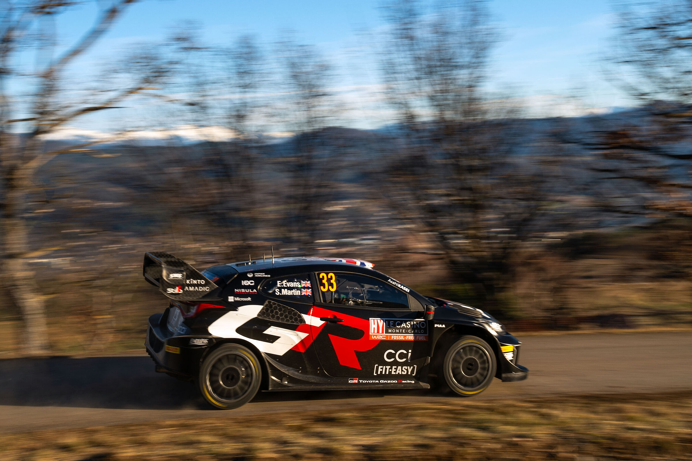 Evans shakedown Monte 24