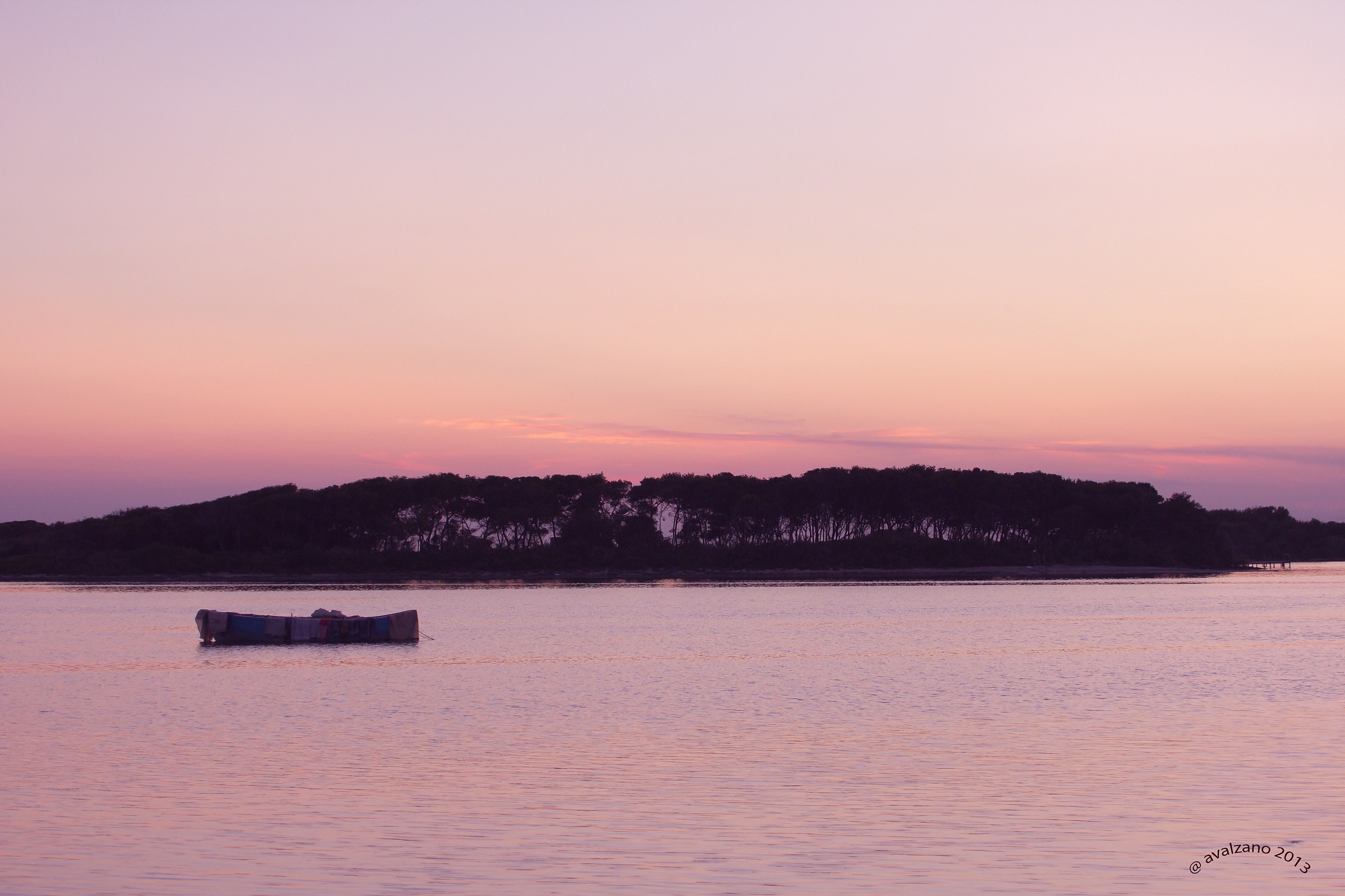 tramono all 'island of rabbits, Porto Cesareo (Lecce)