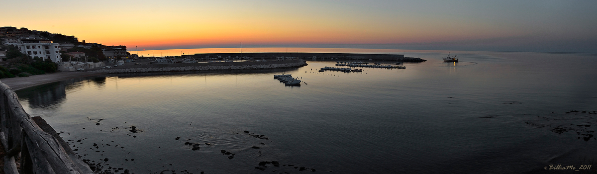 sunrise at cala gonone