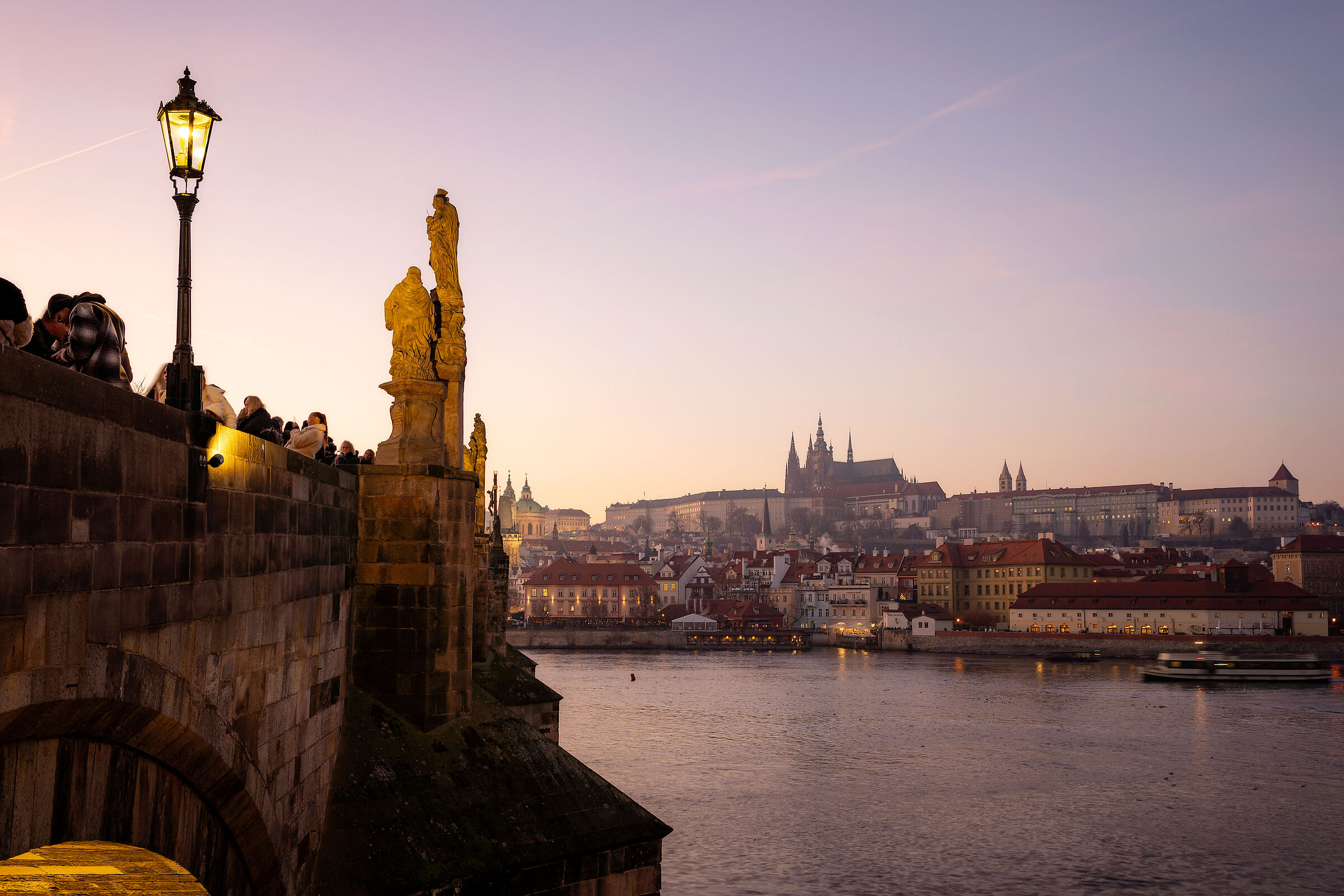 Sunset on Praha